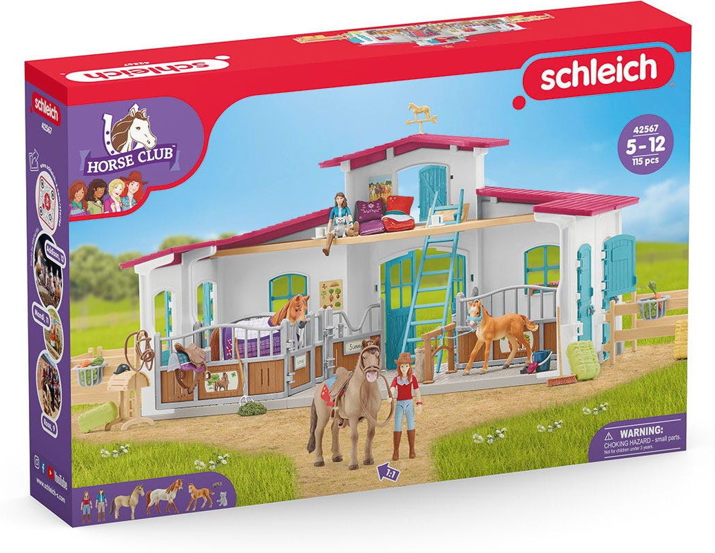 Schleich HORSE CLUB Reiterhof Set 115 Teile 42567