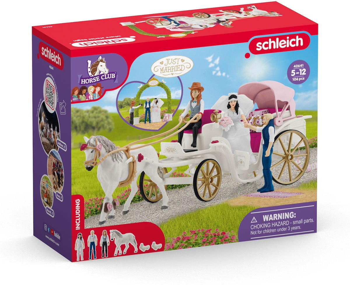 Schleich HORSE CLUB Hochzeitskutsche Set 106 Teile 42641