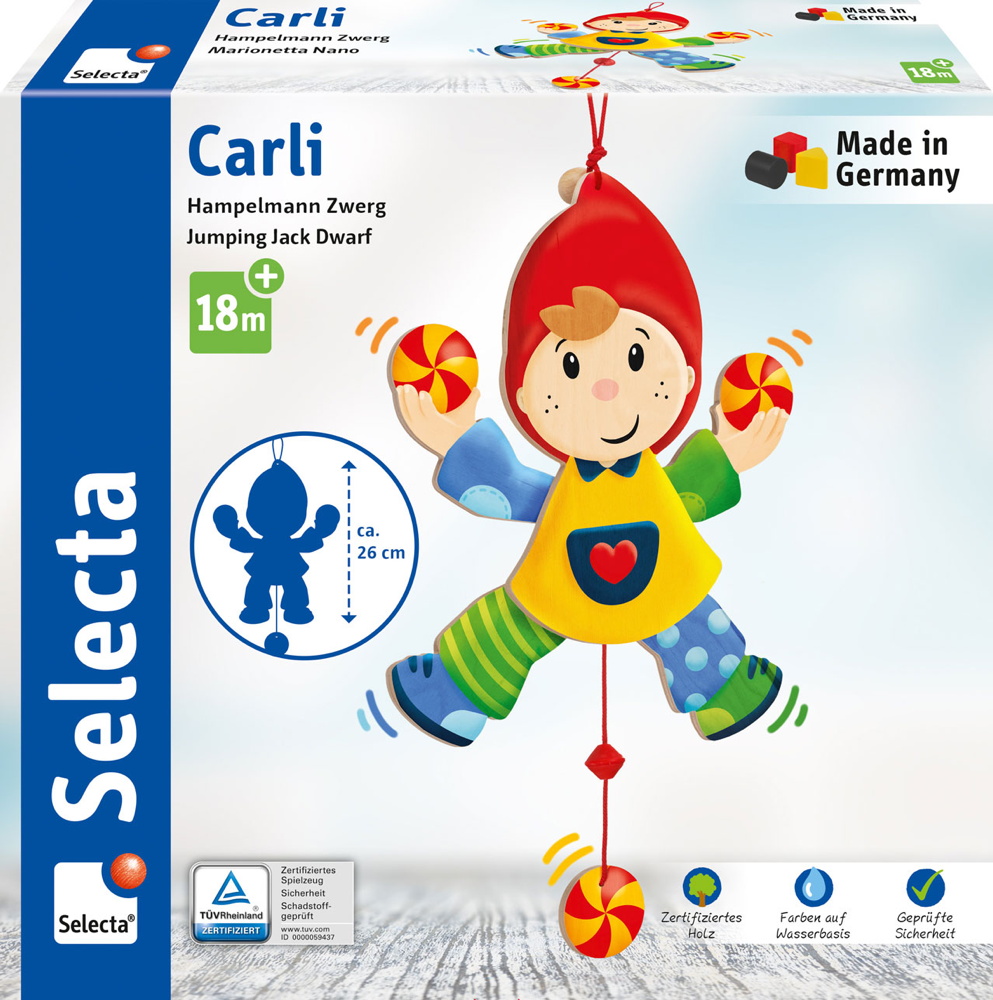 Selecta Sch�nes & N�tzliches Holz Carli Hampelmann 26 cm Hase 60008