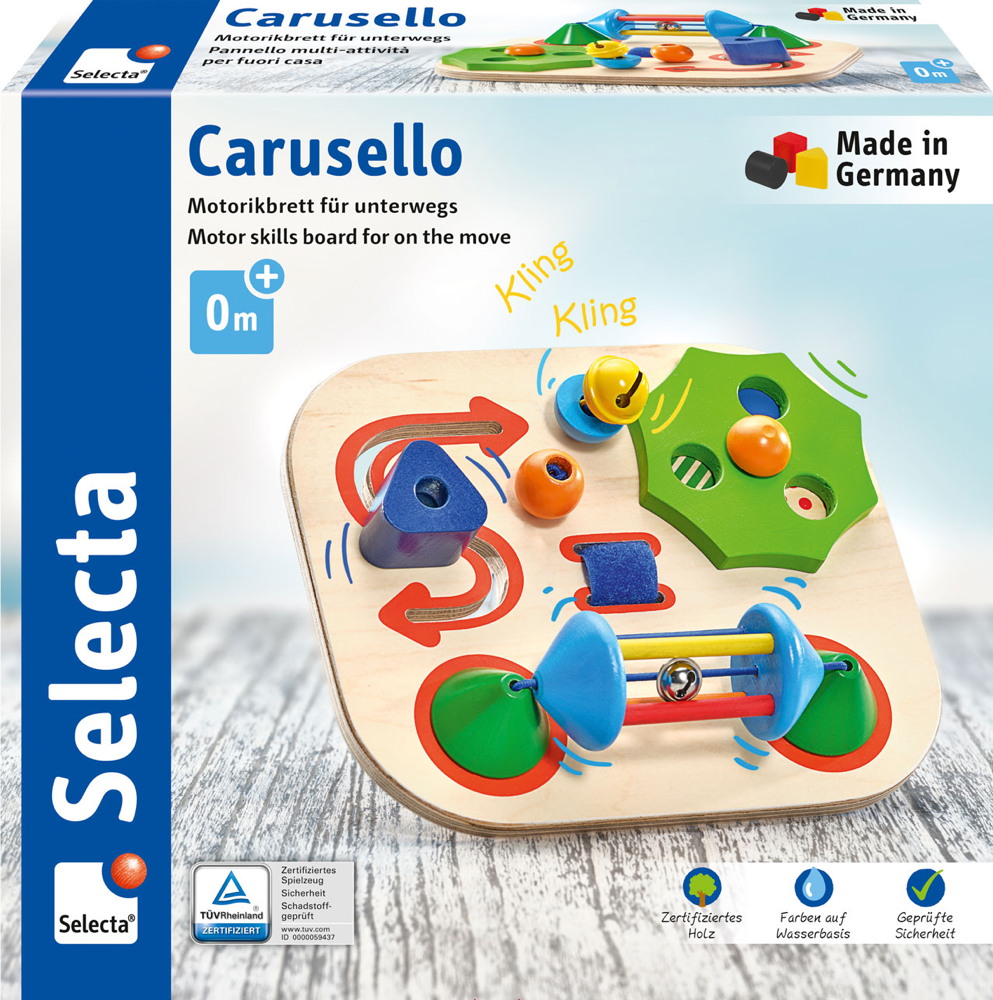 Selecta Babywelt Holz Motorikspielzeug Carusello 61067