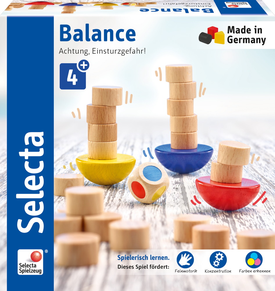 Selecta Erste Spiele Holz Geschicklichkeitsspiel Balance 63001