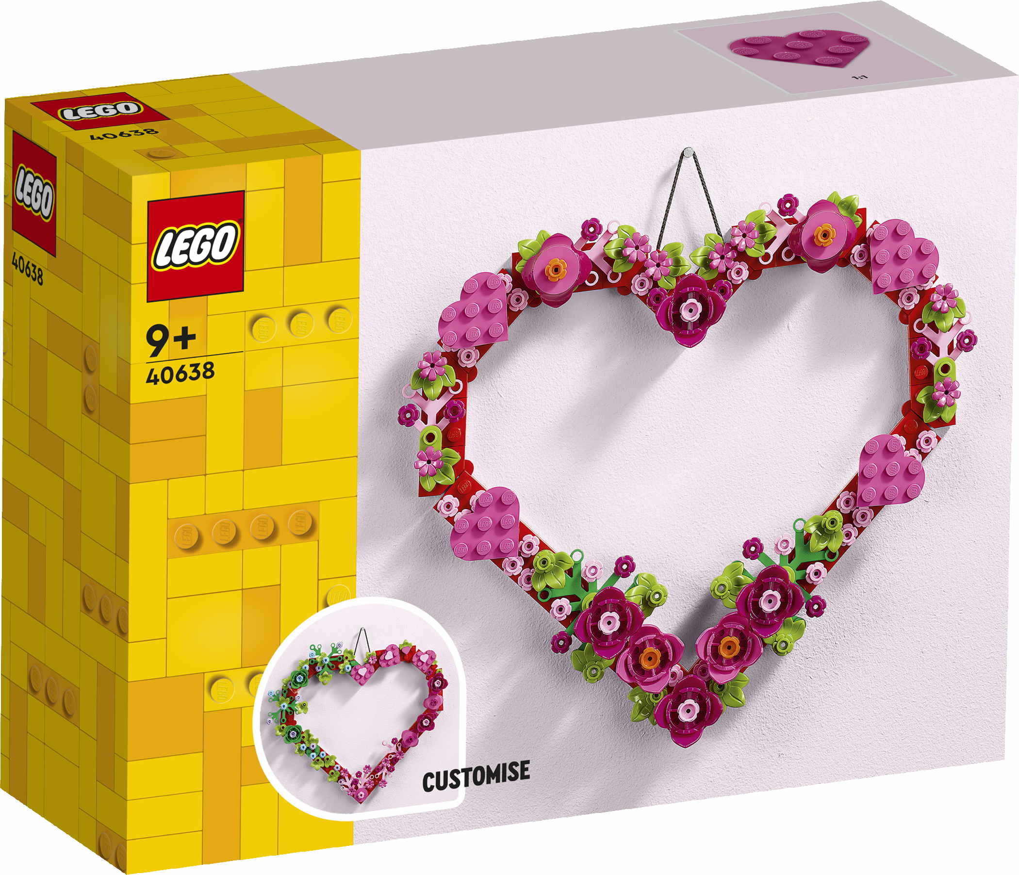 LEGO® Merchandise Herz-Deko 254 Teile 40638
