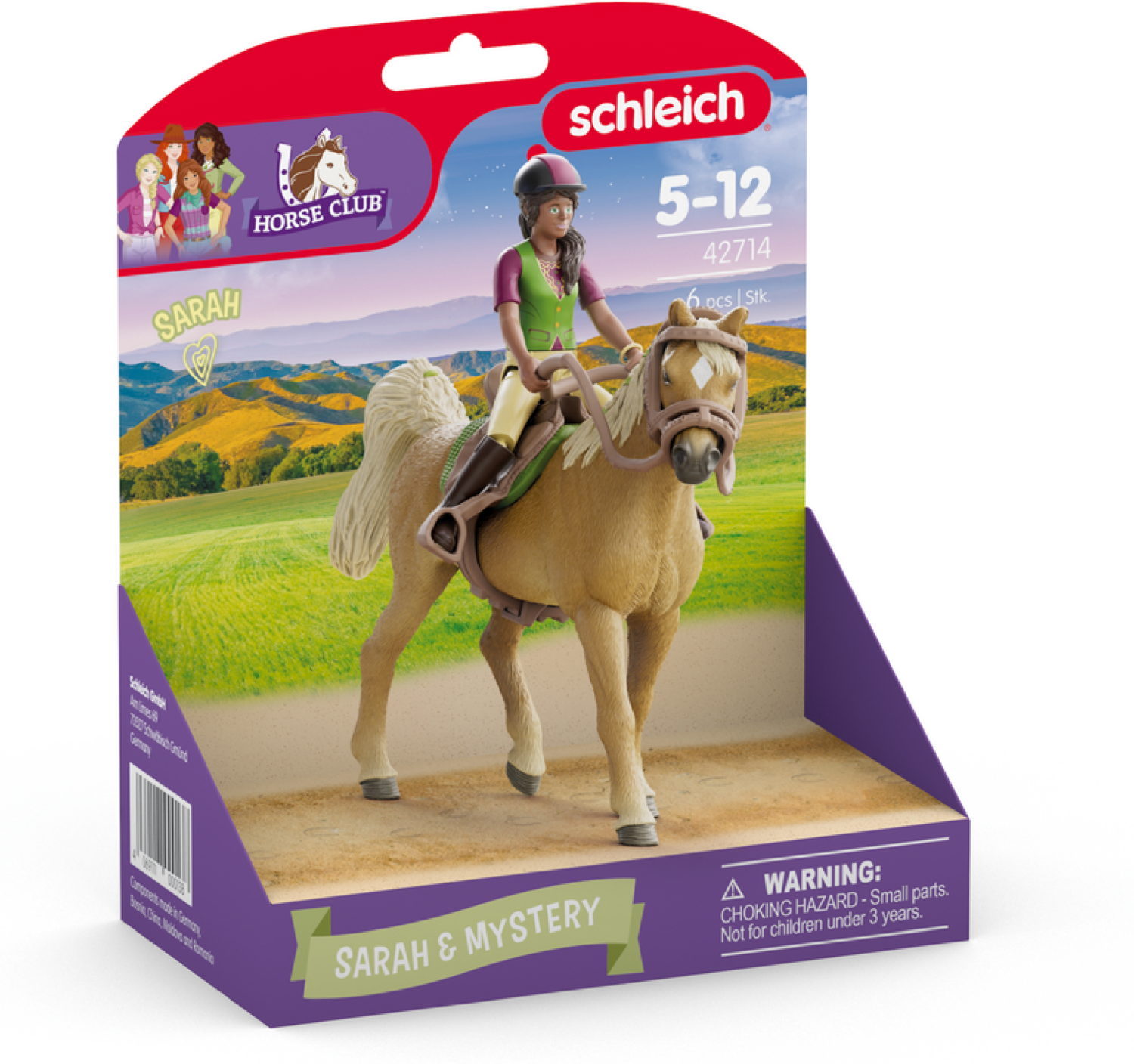 Schleich HORSE CLUB Sarah & Mystery Set 6 Teile 42714