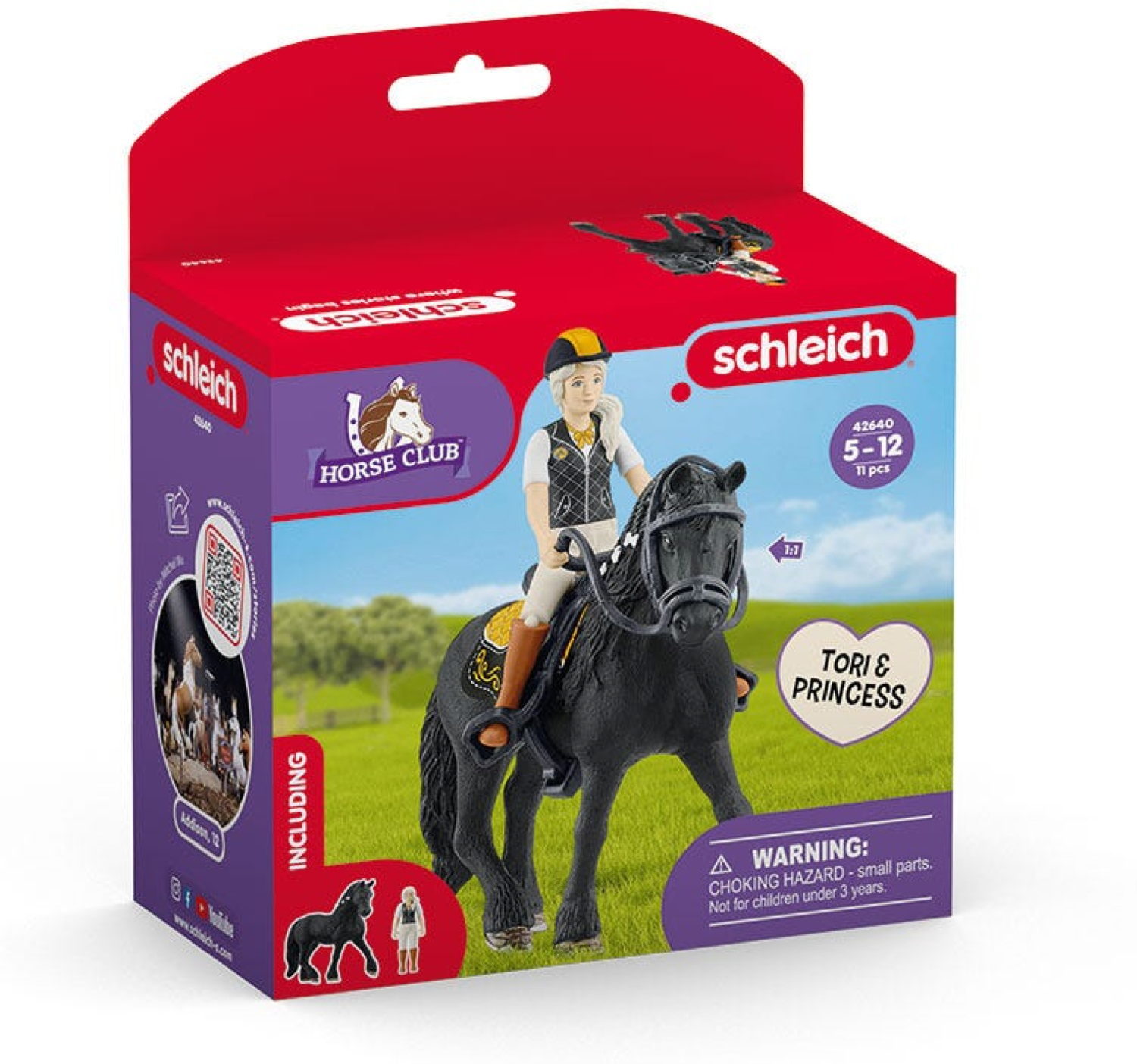 Schleich HORSE CLUB Tori & Princess Set 8 Teile 42640