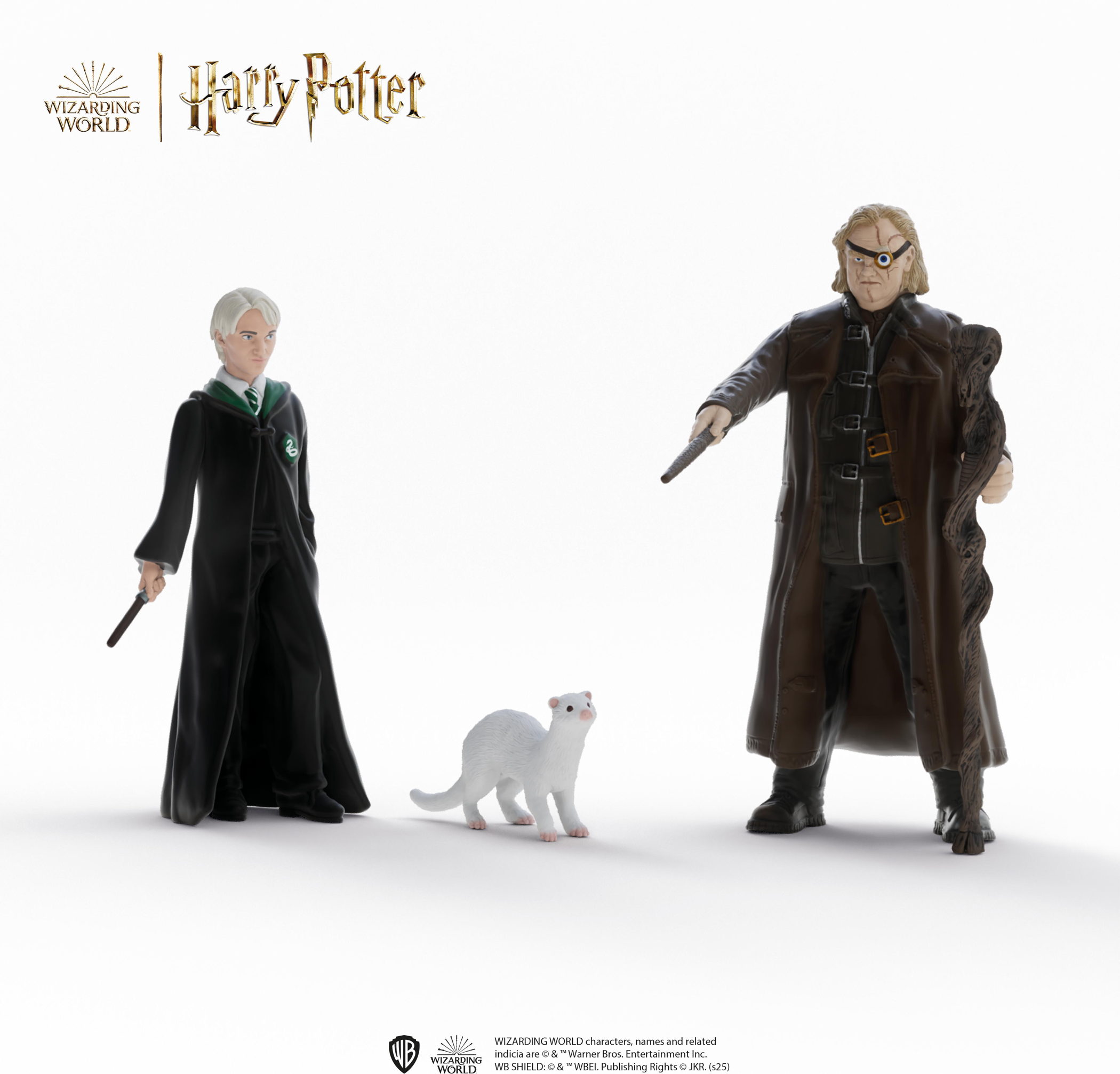 Schleich HARRY POTTER FANTASTIC BEASTS Mad-Eye Moody&trade; & Draco Malfoy&trade; mit Frettchen 3 F...