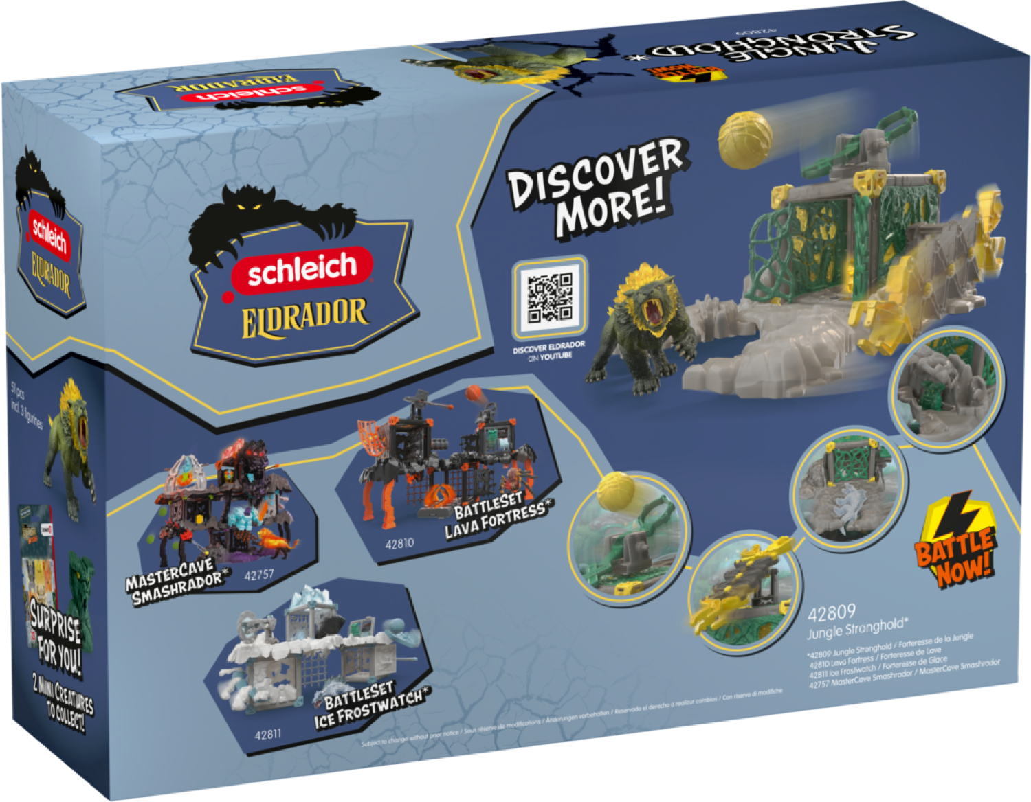 Schleich ELDRADOR® CREATURES Jungle Stronghold Set 51 Teile 42809
