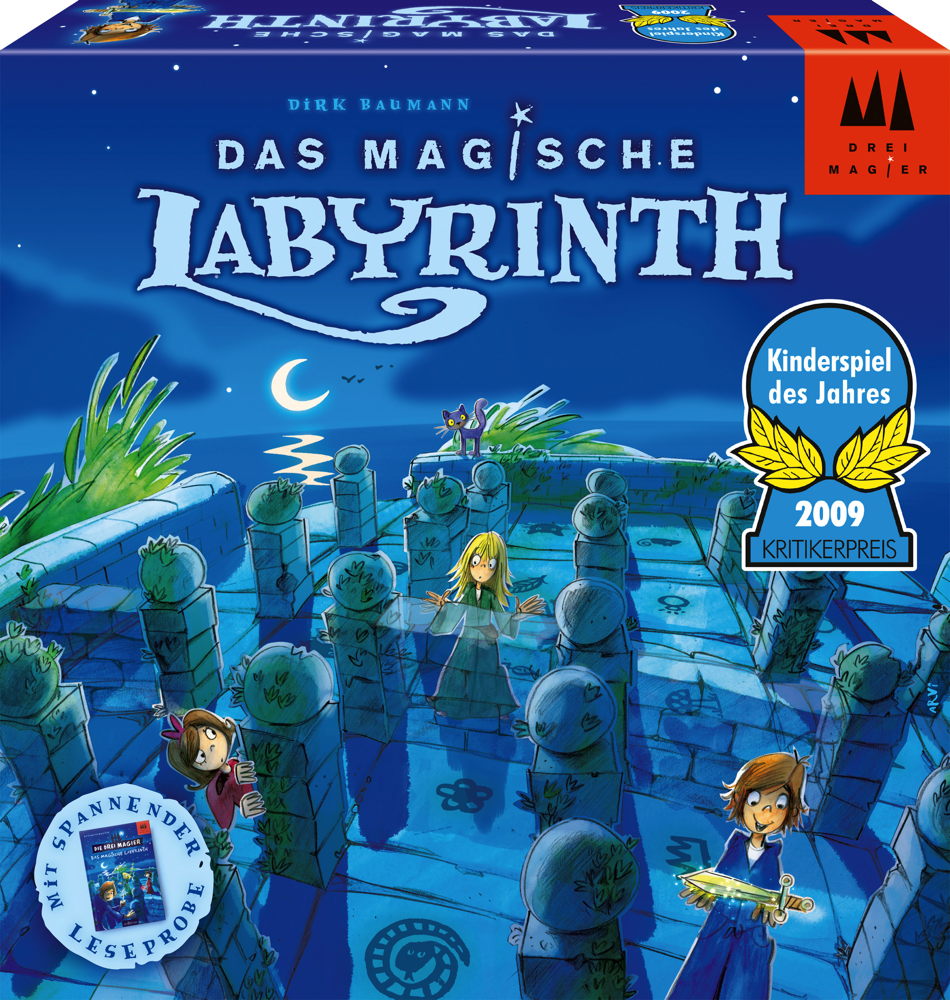 Drei Magier Kinderspiel Merk- und Suchspiel Das magische Labyrinth 40848