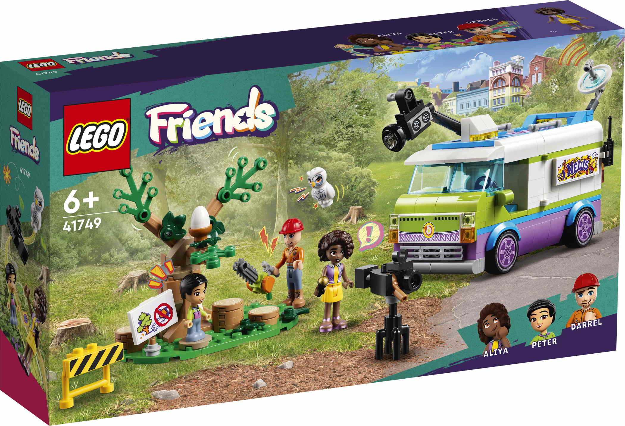 LEGO® Friends Nachrichtenwagen 446 Teile 41749