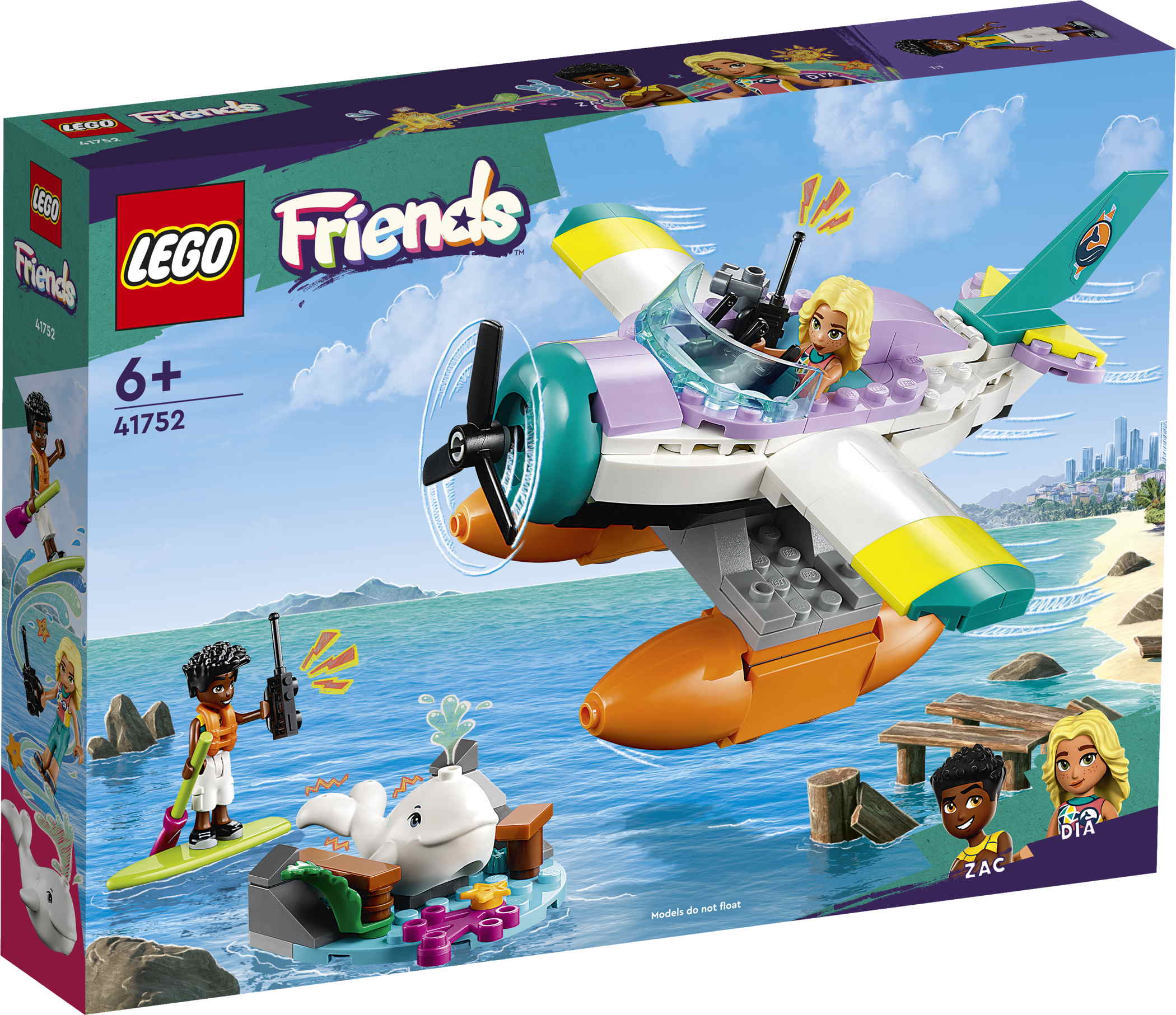 LEGO® Friends Seerettungsflugzeug 203 Teile 41752