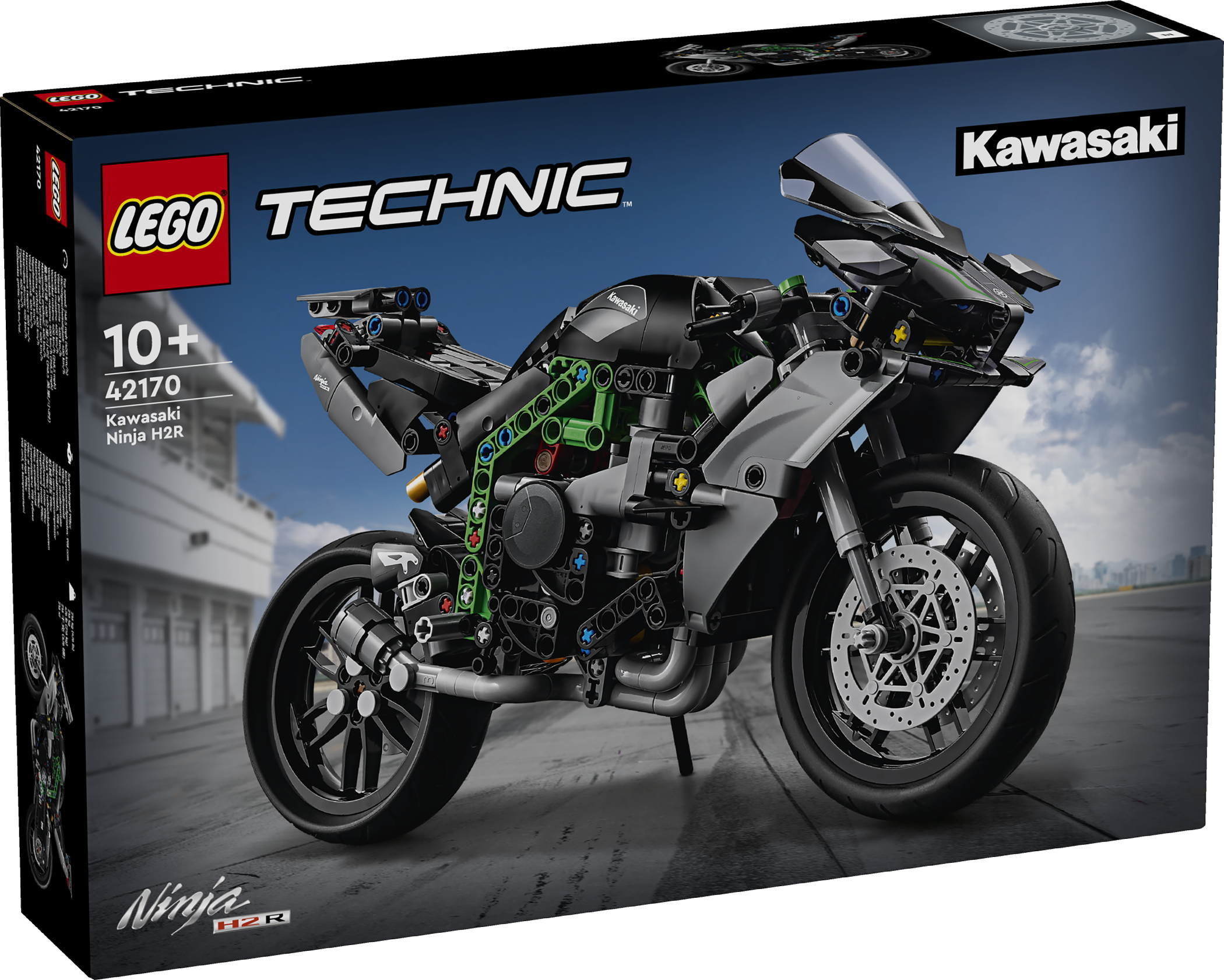 LEGO® Technic Kawasaki Ninja H2R Motorrad 643 Teile 42170