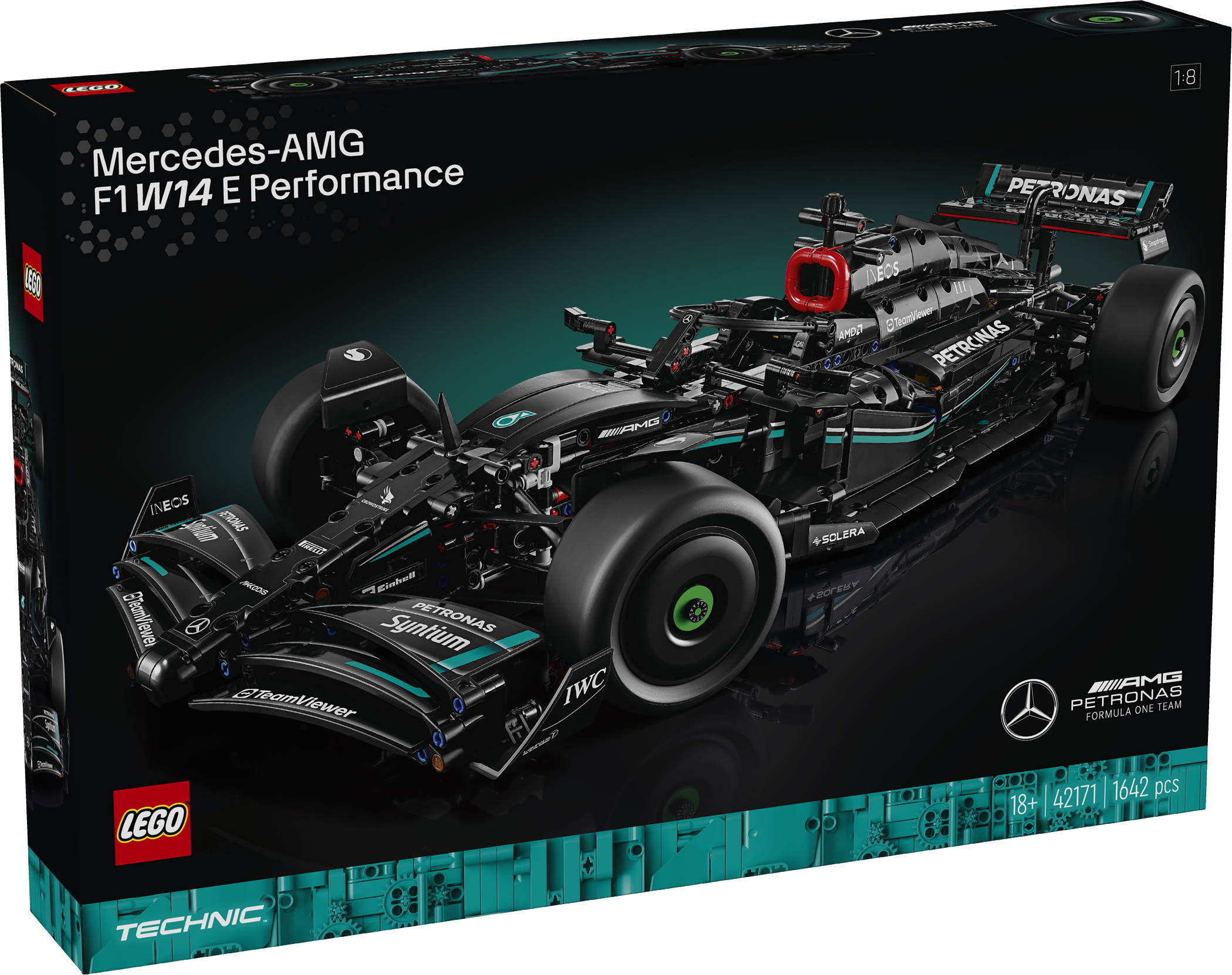 LEGO&reg; Technic Mercedes-AMG F1 W14 E Performance 1642 Teile 42171