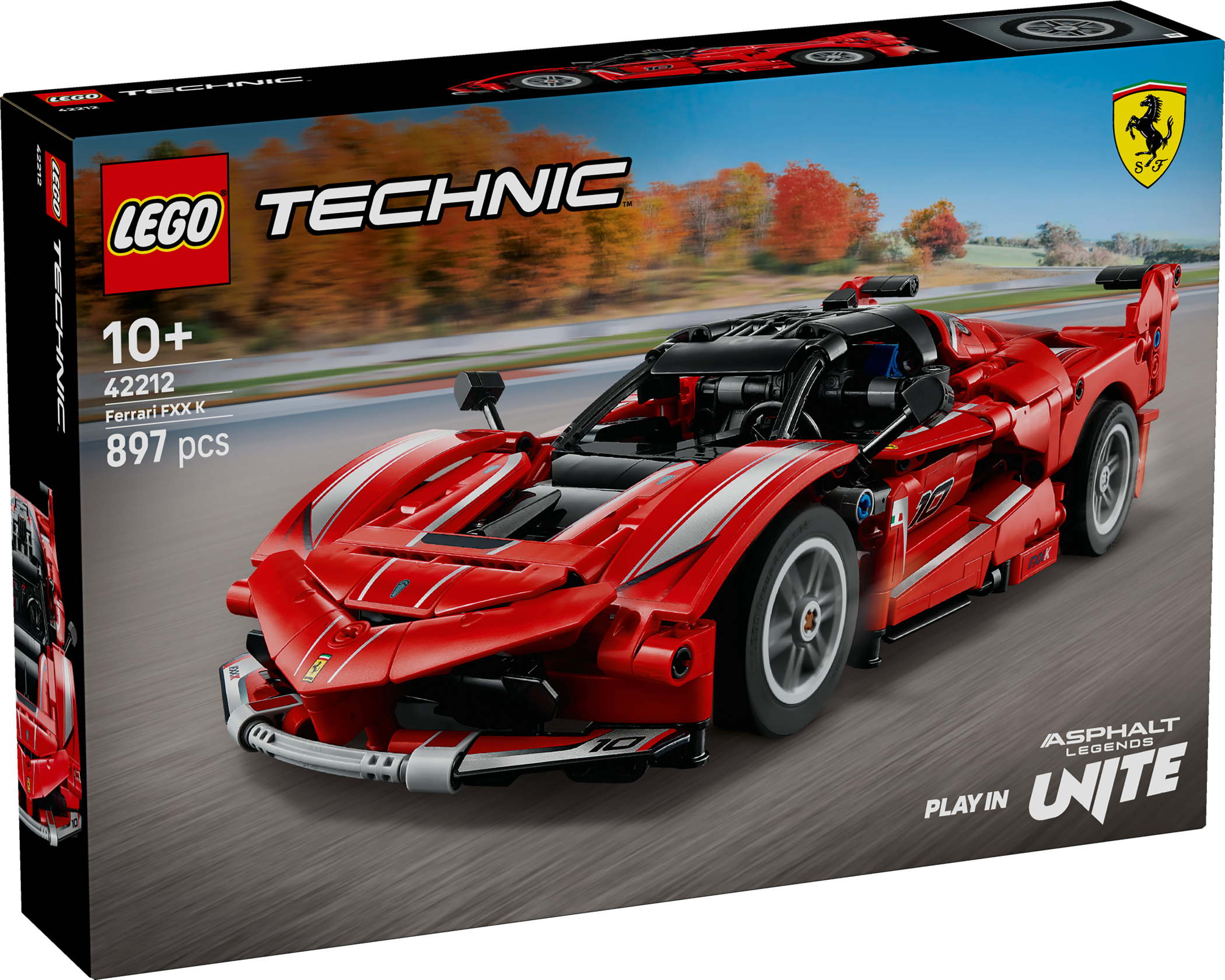 LEGO&reg; Technic Ferrari FXX K 897 Teile 42212