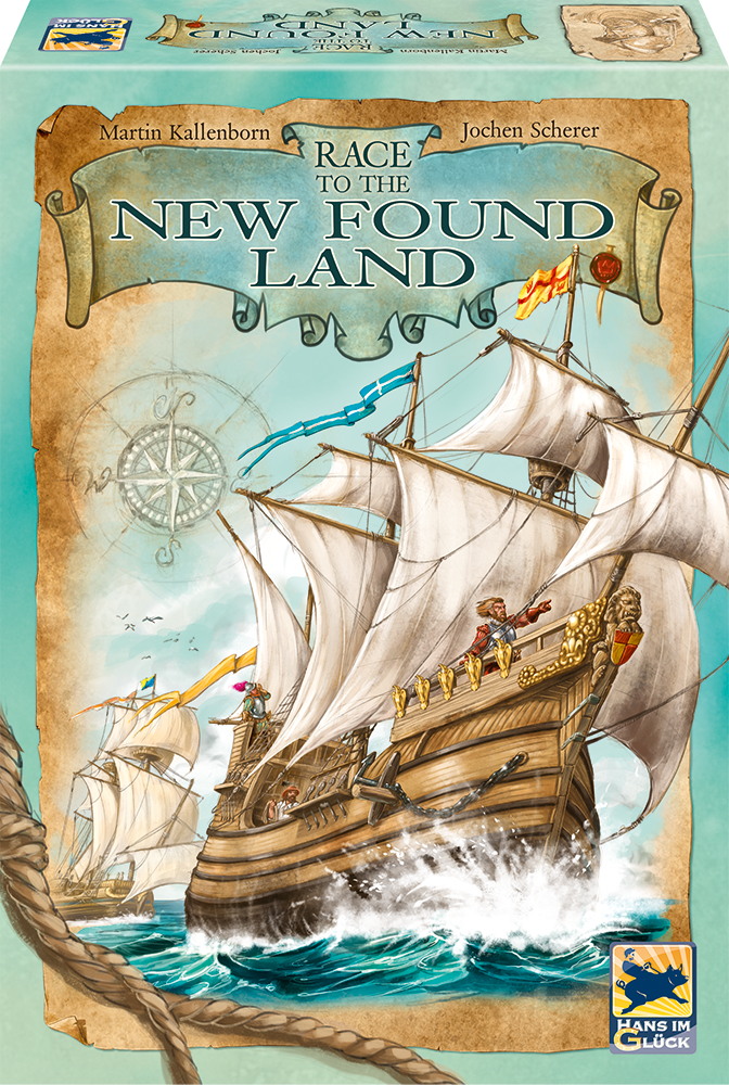 Hans im Gl�ck Familienspiel Strategiespiel Race to New Found Land 48277