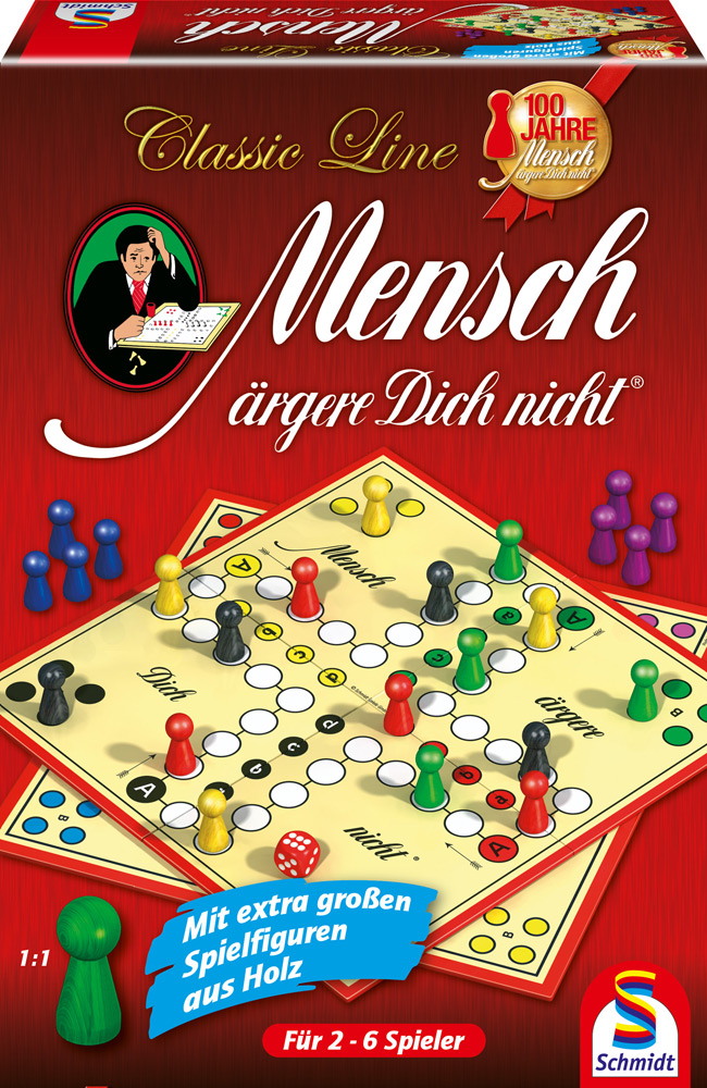 Schmidt Spiele Familienspiel Würfellaufspiel Mensch ärgere Dich nicht