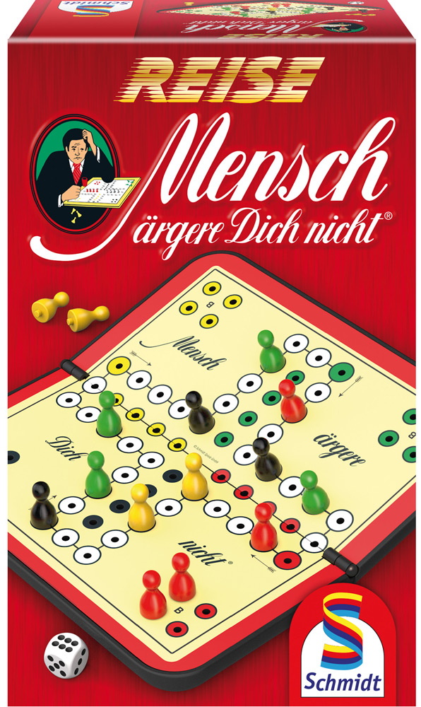 Schmidt Spiele Reisespiel Würfellaufspiel Reise Mensch ärgere Dich