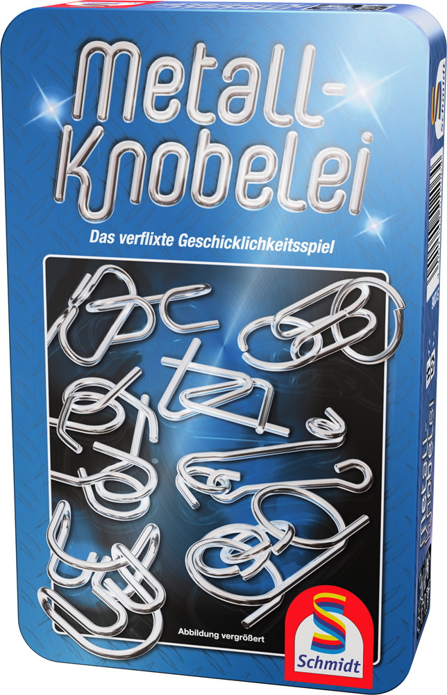Schmidt Spiele Reisespiel Geschicklichkeitsspiel Metall-Knobelei 51206