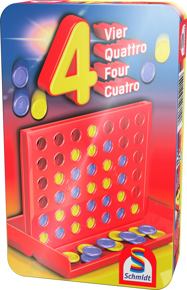 Schmidt Spiele Reisespiel Strategiespiel Vier 51214
