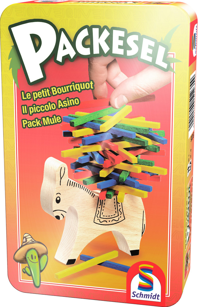 Schmidt Spiele Reisespiel Geschicklichkeitsspiel Packesel 51235