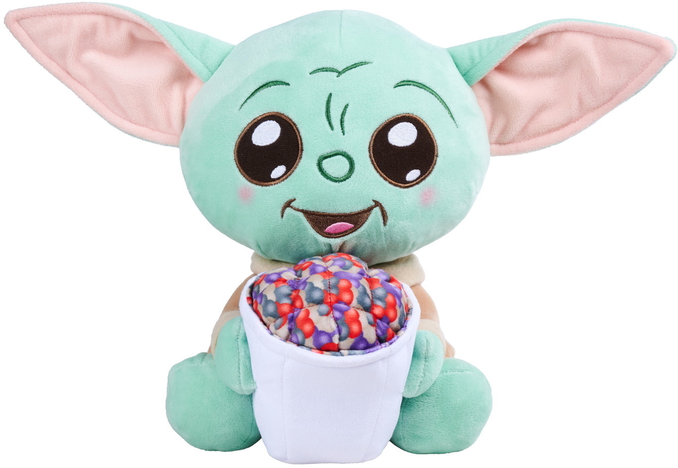 Simba Plüsch Stofftier Disney Star Wars The Mandalorian Grogu mit Popcorn 25cm 6315870754
