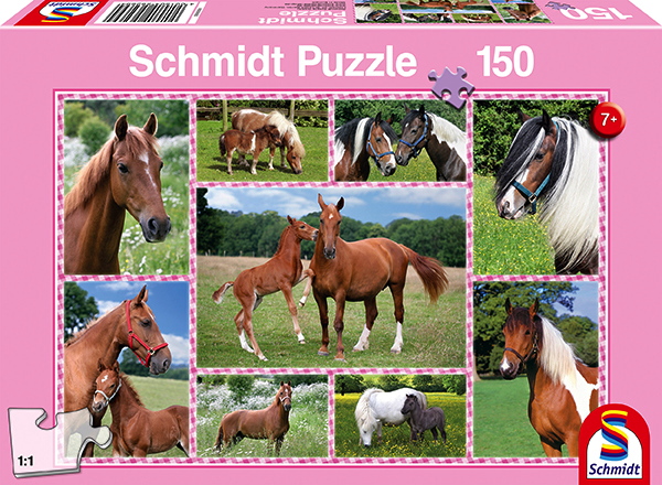 150 Teile Schmidt Spiele Kinder Puzzle Pferdeträume 56269