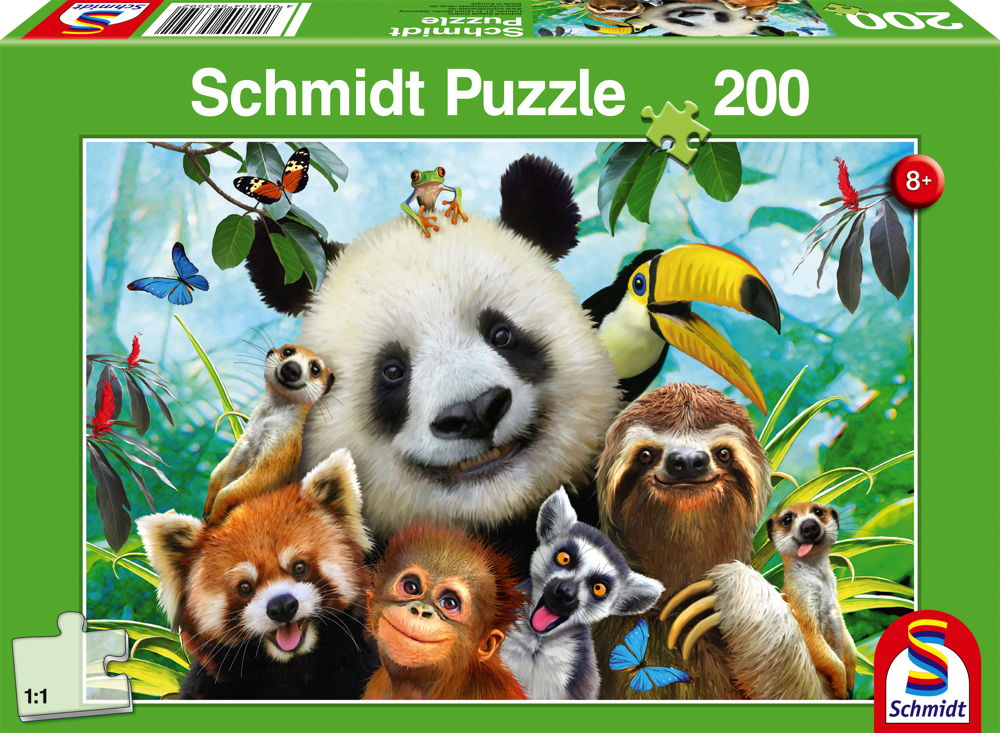 200 Teile Schmidt Spiele Kinder Puzzle Einfach tierisch! 56359