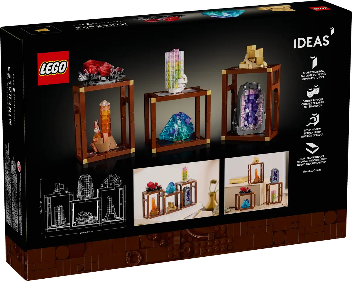 LEGO® Ideas Mineraliensammlung 880 Teile 21362
