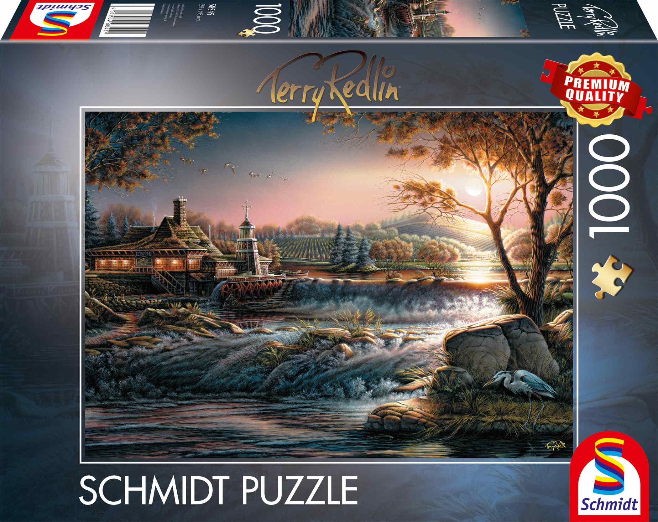 1000 Teile Schmidt Spiele Puzzle Terry Redlin Lichter in der Wildnis 58545