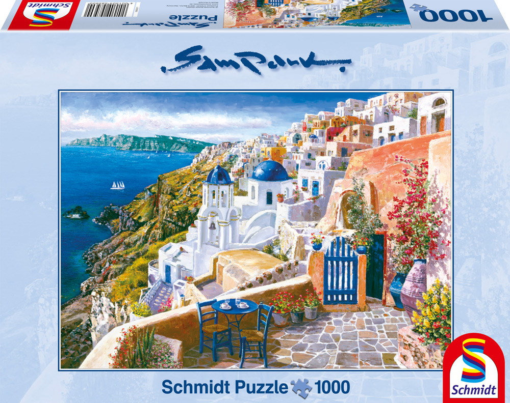1000 Teile Schmidt Spiele Puzzle Blick ins Bergidyll 58368 