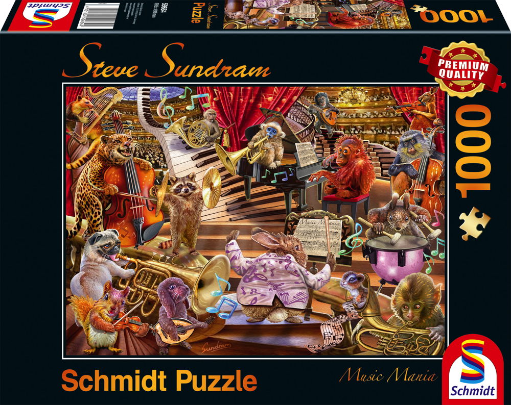 Schmidt Spiele Puzzle „Chef Mania“ Von Steve Sundram – 1000 Teile, 69,3 X 49,3 Cm, Ab 12 Jahren