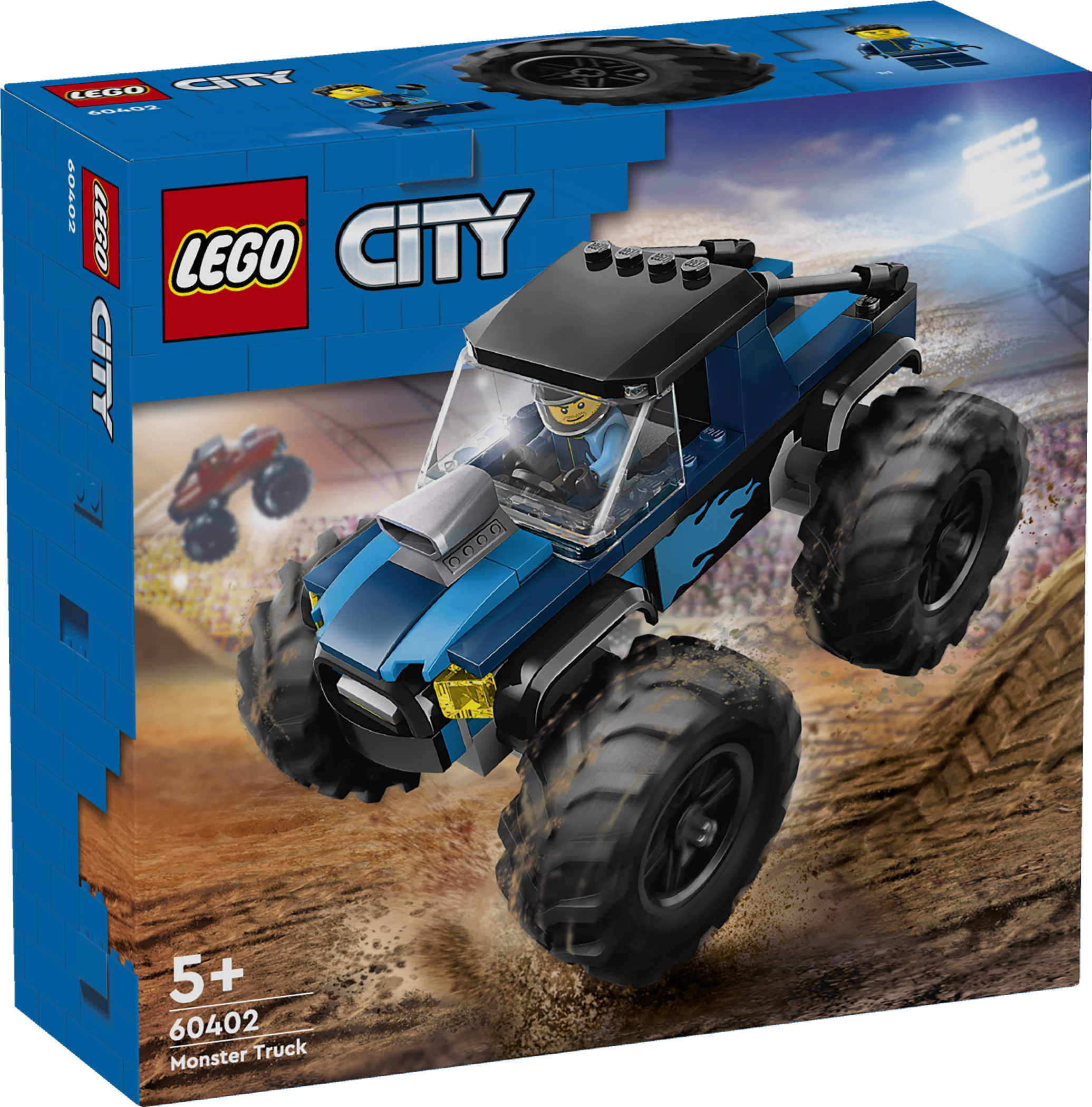 LEGO&reg; City Great Vehicles Blauer Monstertruck 148 Teile 60402