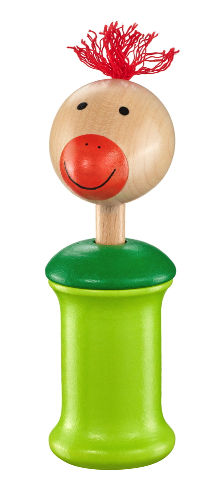 Selecta Kiri Vogel Greifling – 13 Cm, Mit Quietsche – Aus Holz, Fördert Sinne & Motorik Von Babys