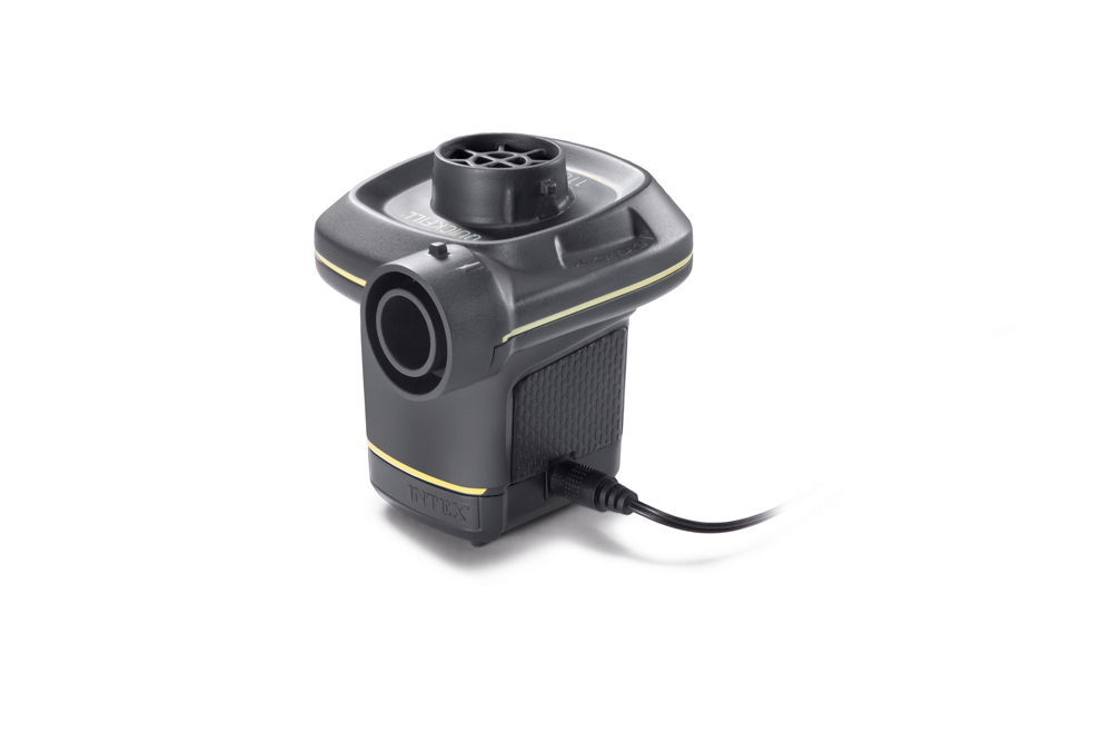 Intex Luftpumpe Air Pump elektrisch 220V +12V mit 3 Verbindungs-Düsen Pumpleistung 480 l/Min 66634