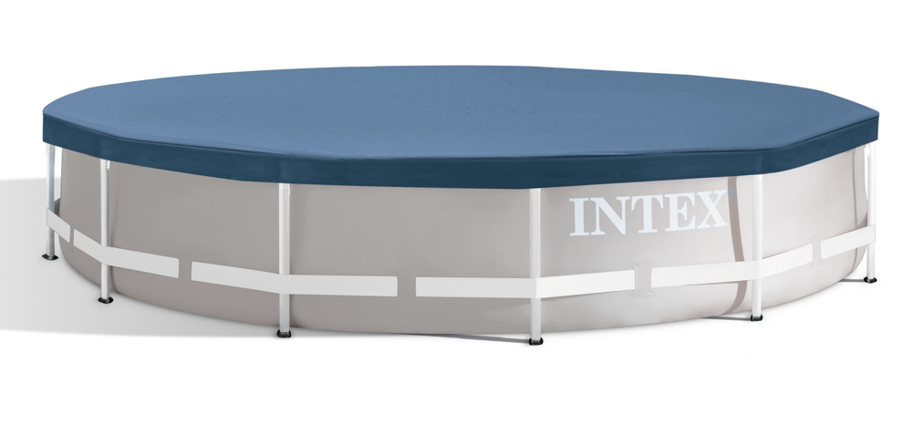 Intex Pool Abdeckplane rund für Frame-Pool Ø 366cm Überhang 25cm 28031