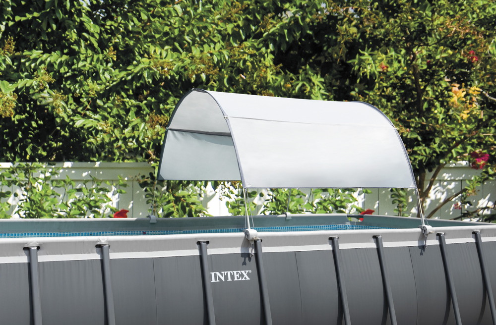 Intex Pool Sonnendach Canopy für alle Stahlrohr Becken bis 732cm 28054