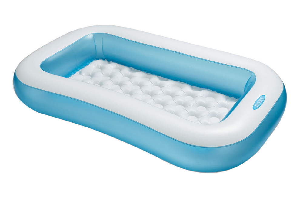 Intex Baby Pool Rectangular Pool 166cm x 100cm x 28cm 90 Liter ab 2 Jahren 57403NP