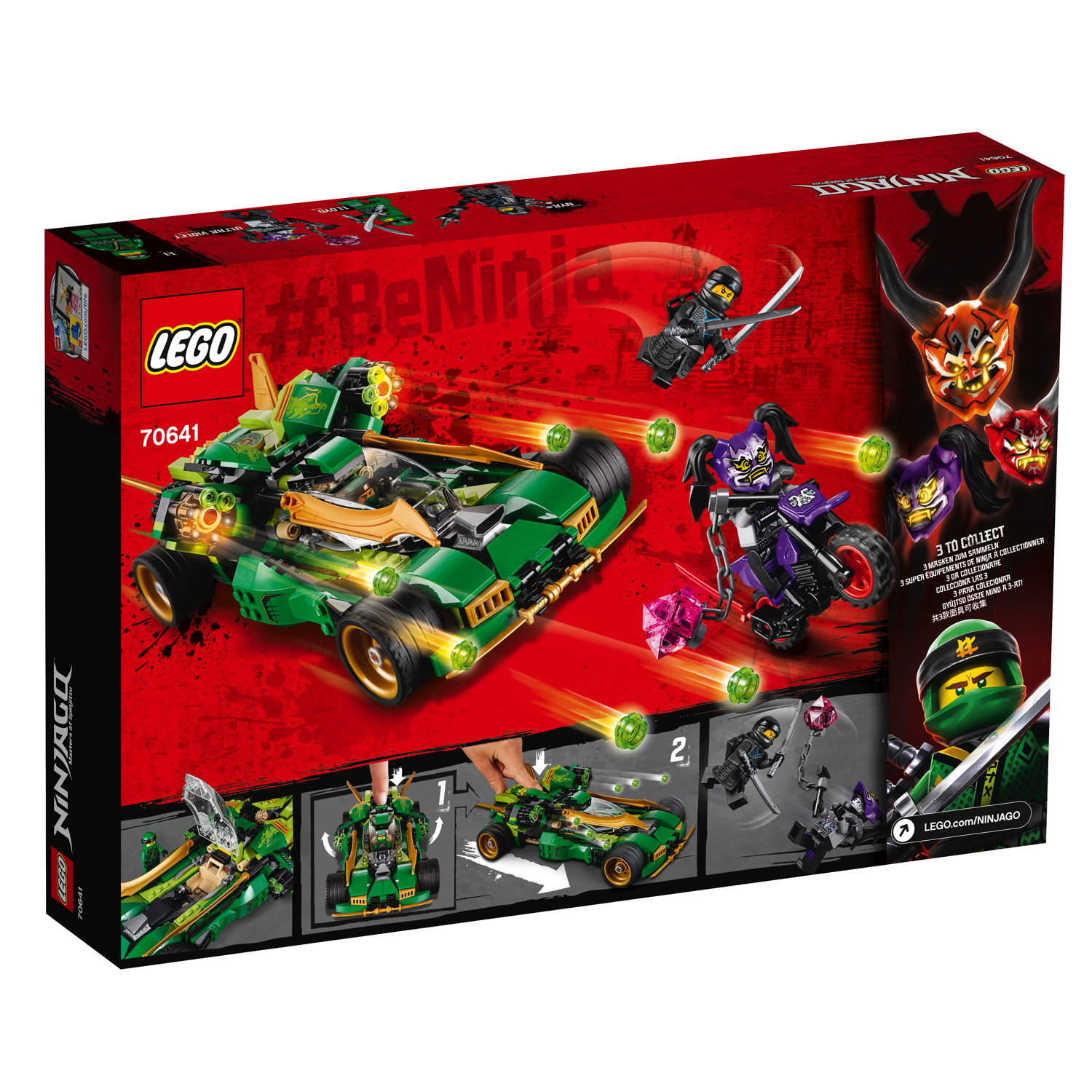 LEGO® NINJAGO Lloyds Nachtflitzer 552 Teile 70641