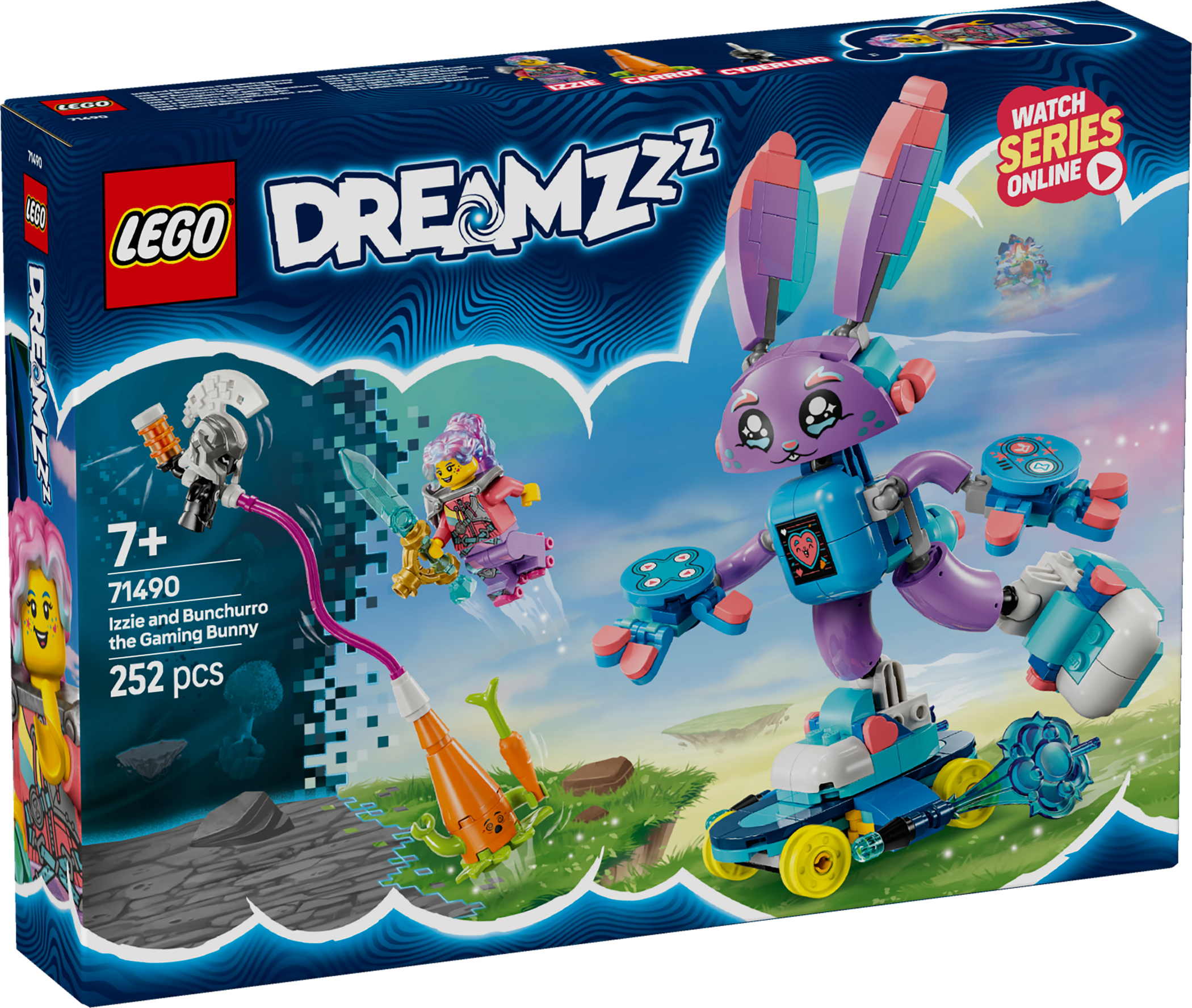 LEGO® DREAMZzz Izzie und Bunchurro der Gaming-Hase 252 Teile 71490