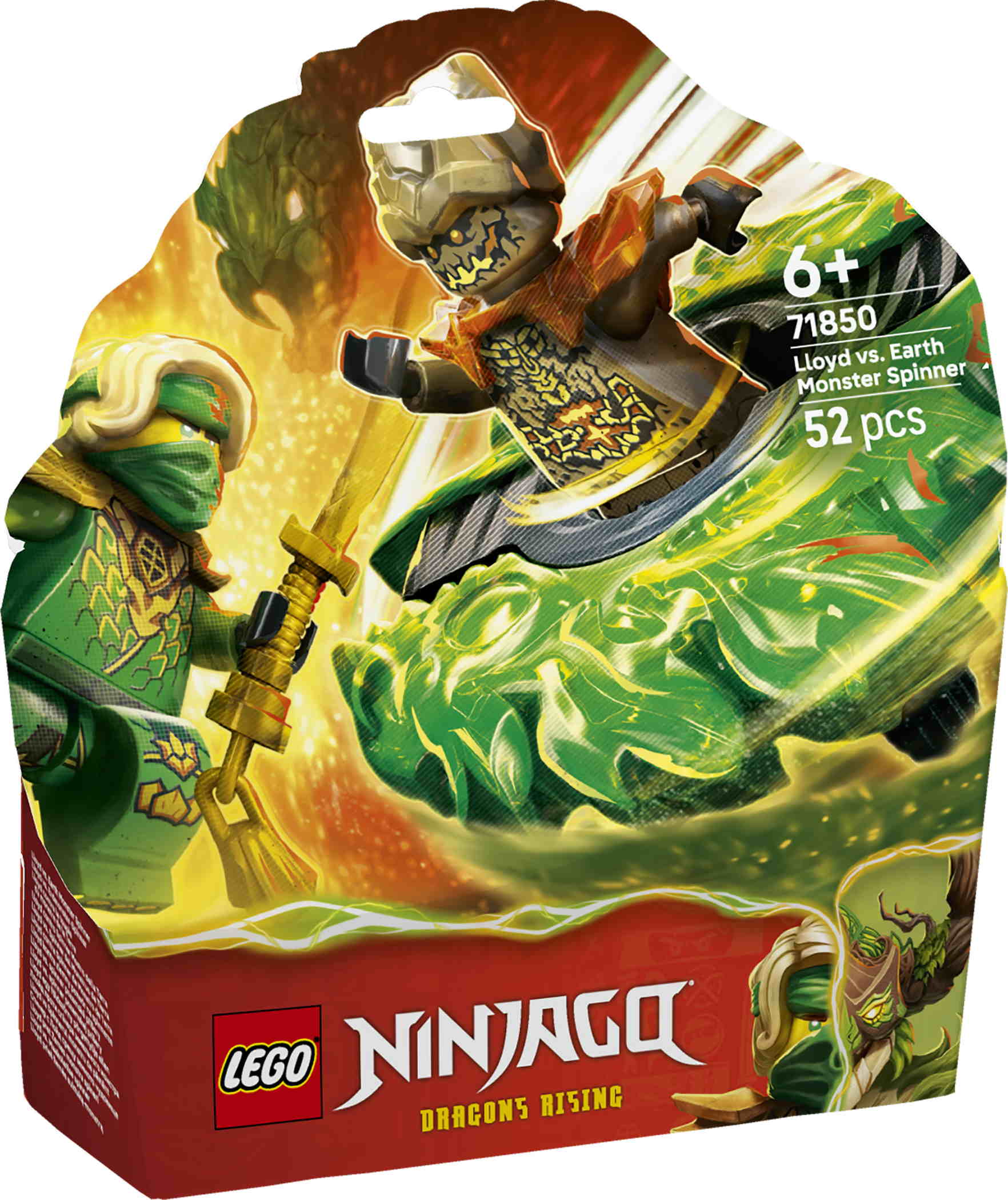 LEGO® NINJAGO Lloyd vs. Erdmonster-Spinner 52 Teile 71850