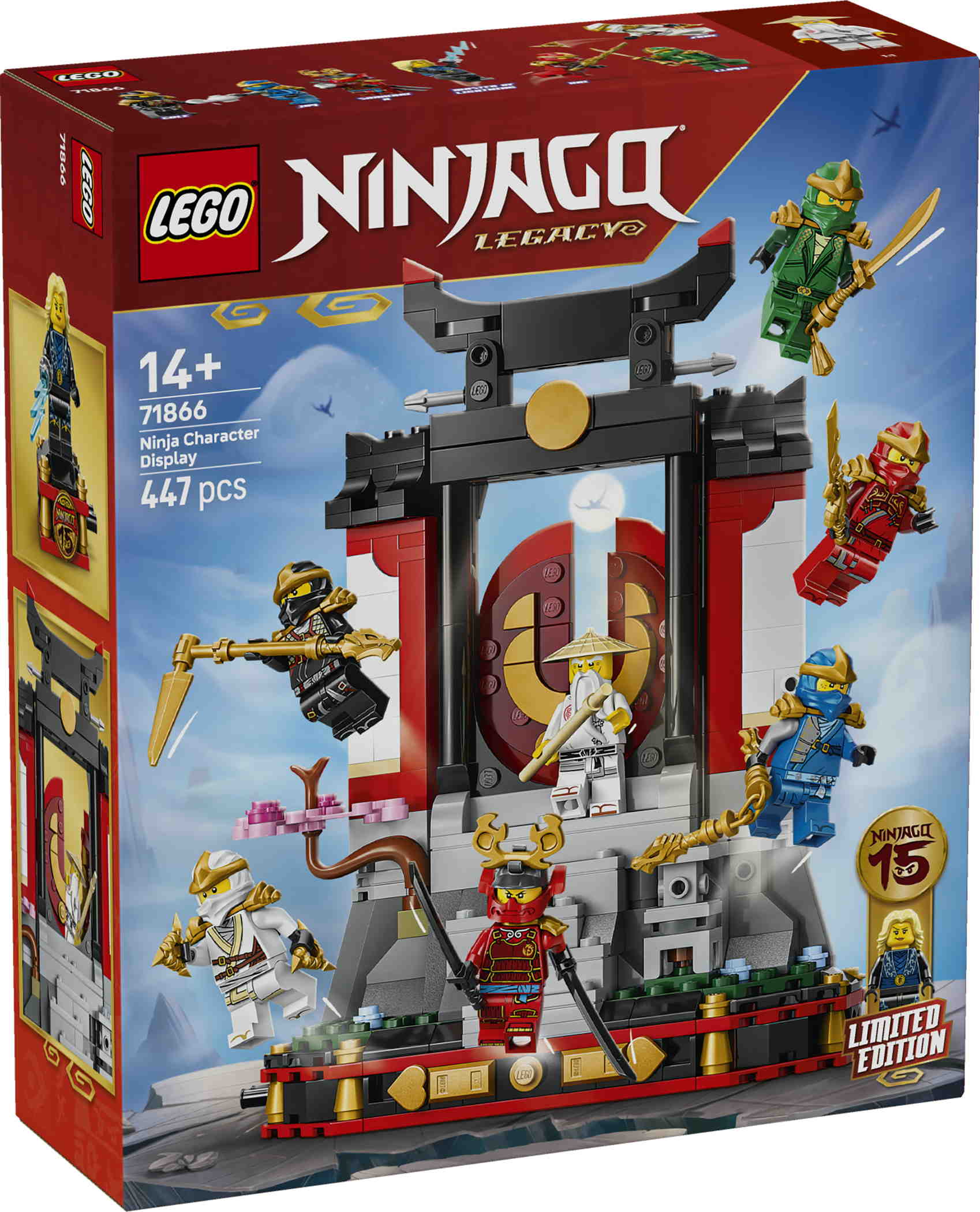 LEGO&reg; NINJAGO 15-j�hriges Jubil�um Ninja-Charaktere zum Ausstellen 447 Teile 71866