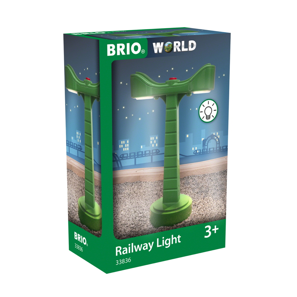 Brio World Eisenbahn Zubeh�r LED-Schienenbeleuchtung 33836