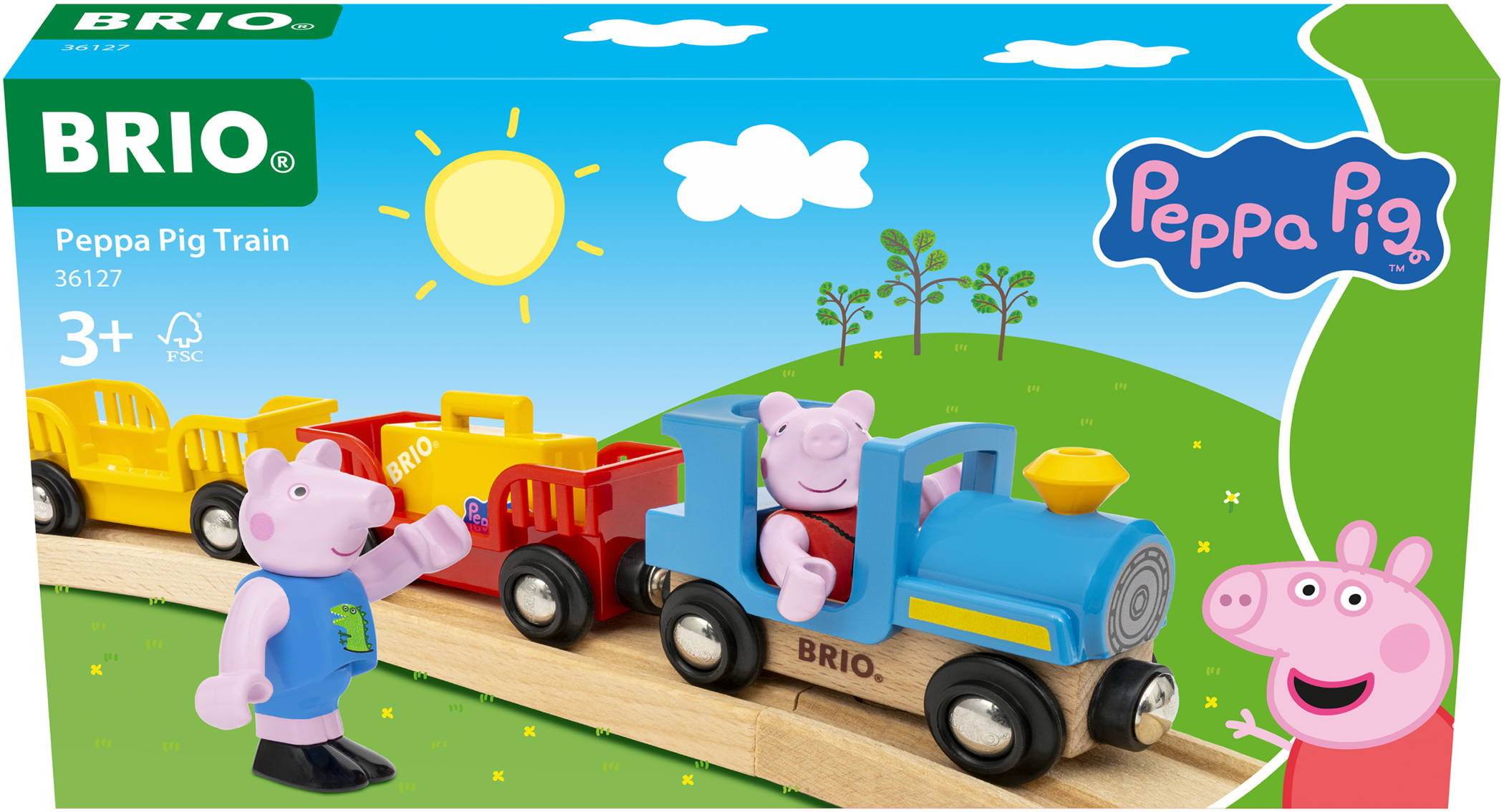 Brio World Eisenbahn Zug Peppa Wutz Zug 36127