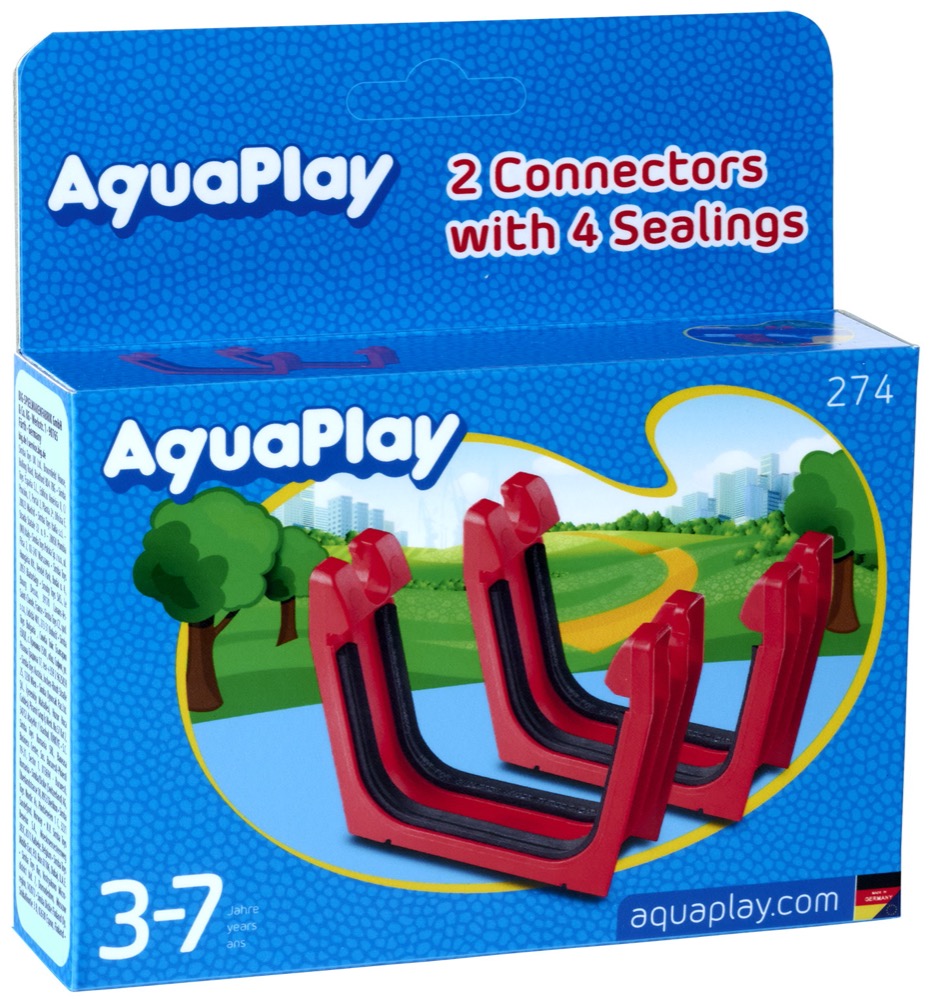AquaPlay Outdoor Wasser Spielzeug Wasserbahn Zubehör Verbindung 2x Dichtung 8700000274