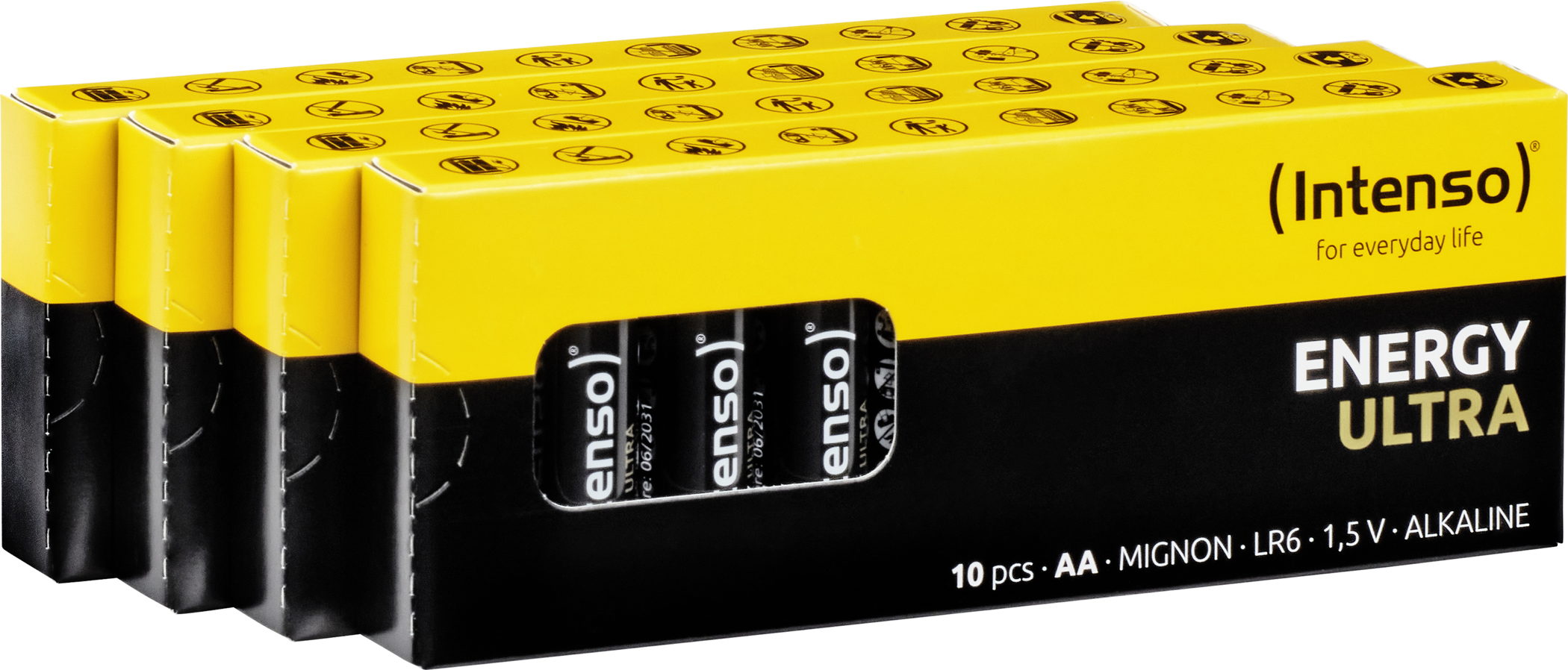 40 Intenso Energy Ultra AA / Mignon Alkaline Batterien im 40er Karton