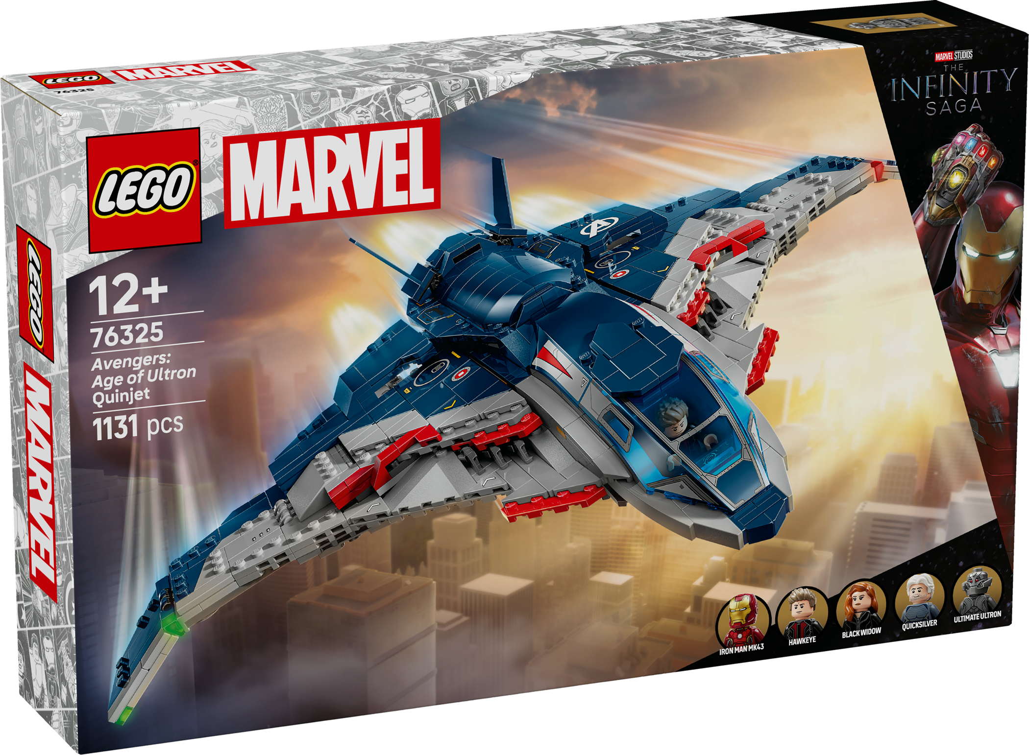 LEGO® Marvel Super Heroes™ Marvel Avengers: Age of Ultron Quinjet 1131 Teile 76325