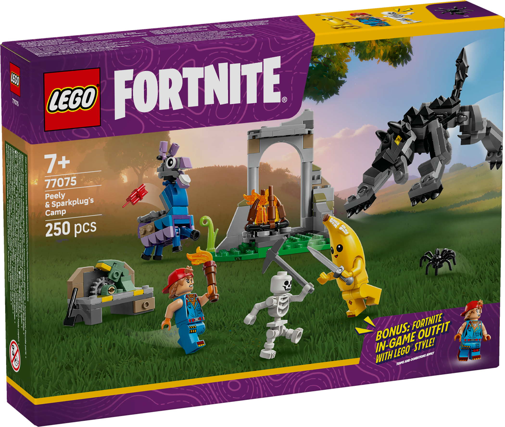 LEGO® Fortnite Das Lager von Schali und der Zündkerzenkünstlerin 250 Teile 77075