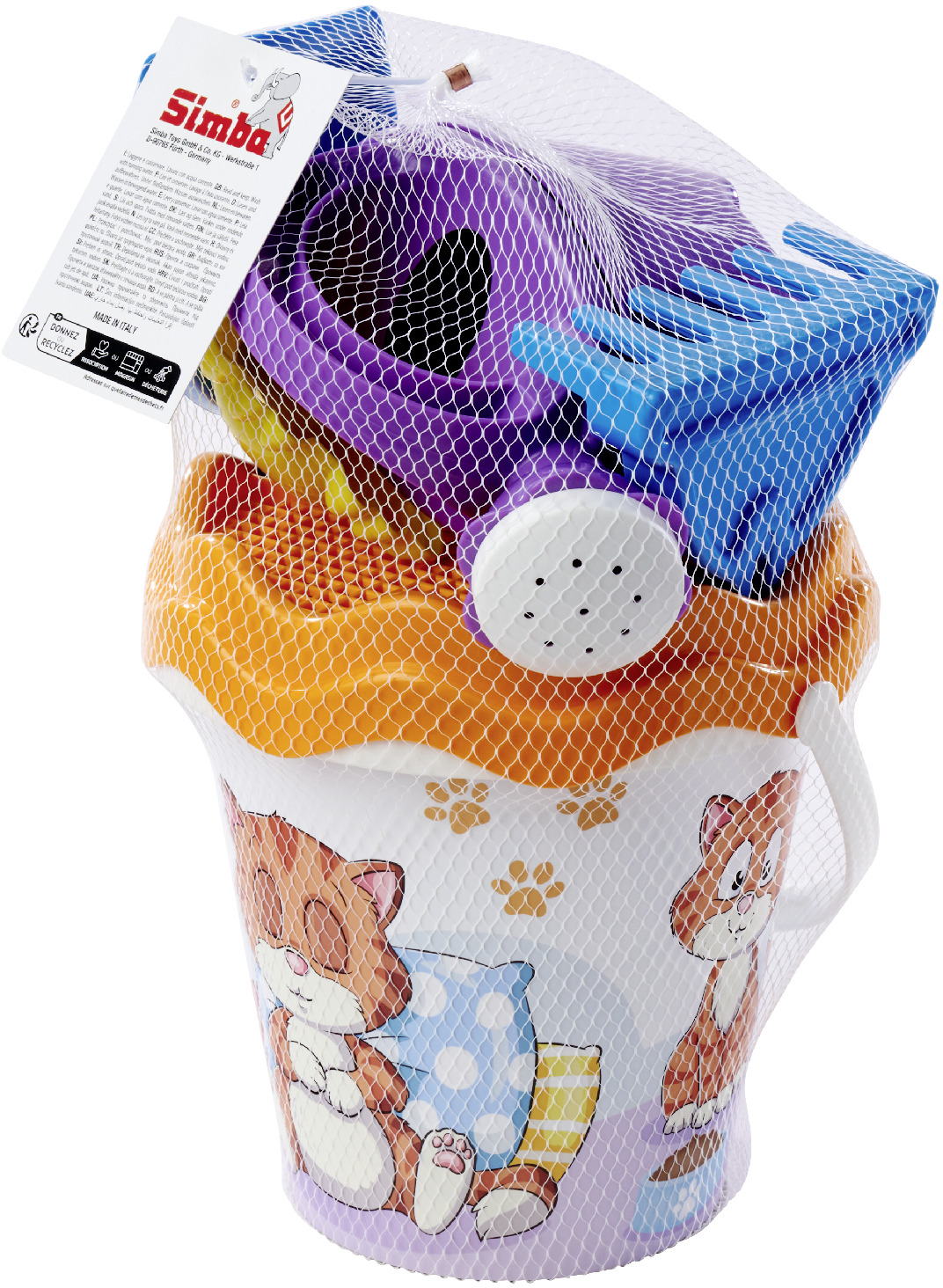 Simba Outdoor Spielzeug Sand & Strand Eimergarnitur Katze 107114720