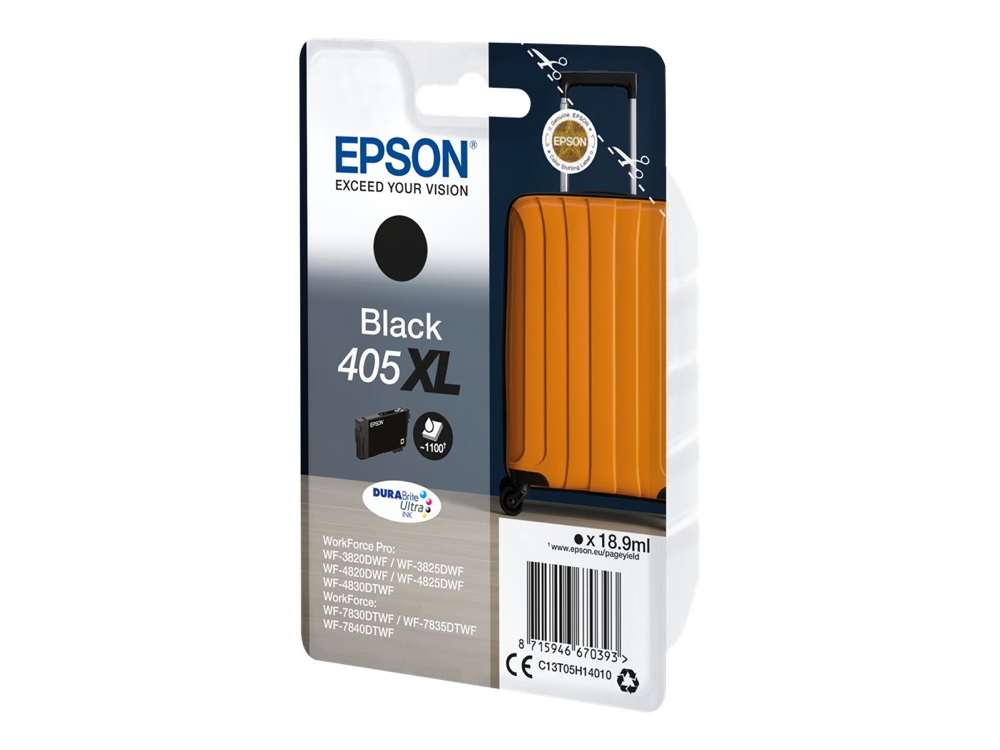 Epson Druckerpatrone Tinte 405 XL T05H1 BK black, schwarz