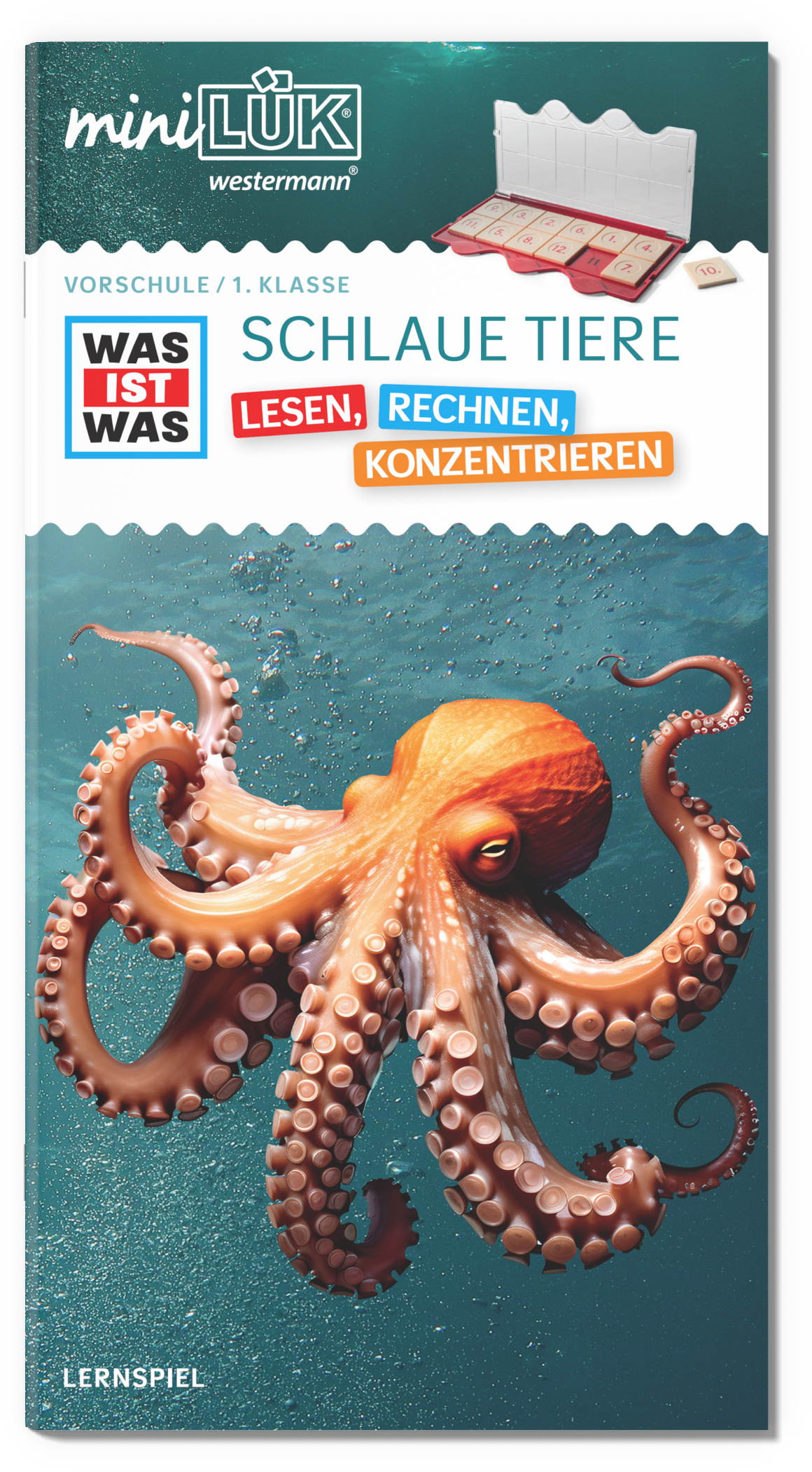 LÜK miniLÜK Buch WAS IST WAS Schlaue Tiere ab 5 Jahren 244881