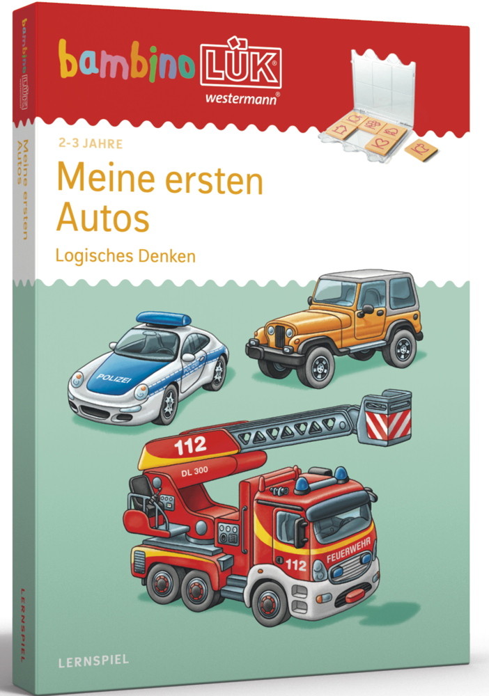 L�K bambinoL�K Set Buch und Kontrollger�t Meine ersten Autos ab 2 Jahren 247570