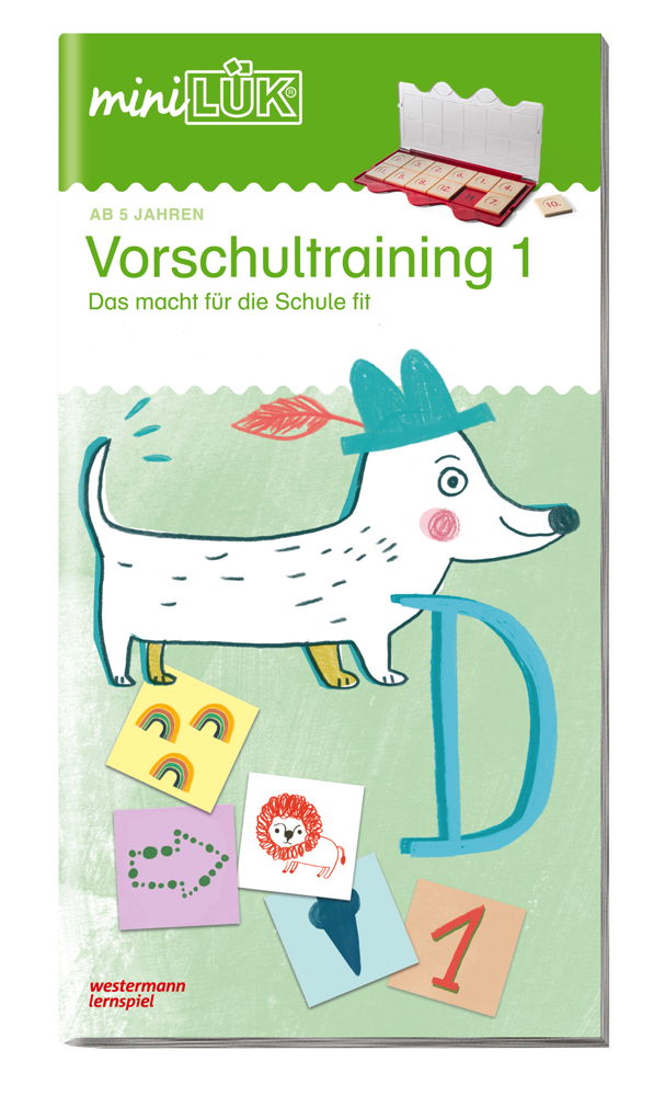 LÜK miniLÜK Buch Vorschultraining 1 ab 5 Jahren 0135